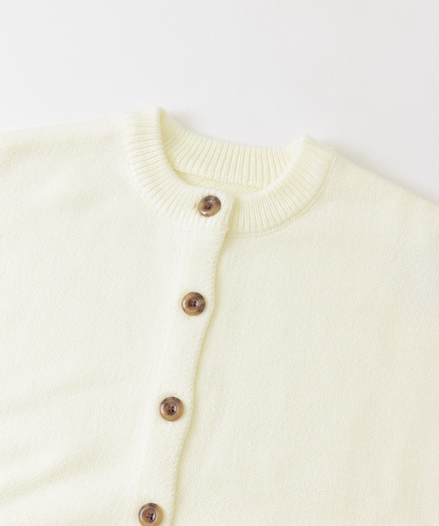 クルーネックルーズカーディガン OFF WHITE one