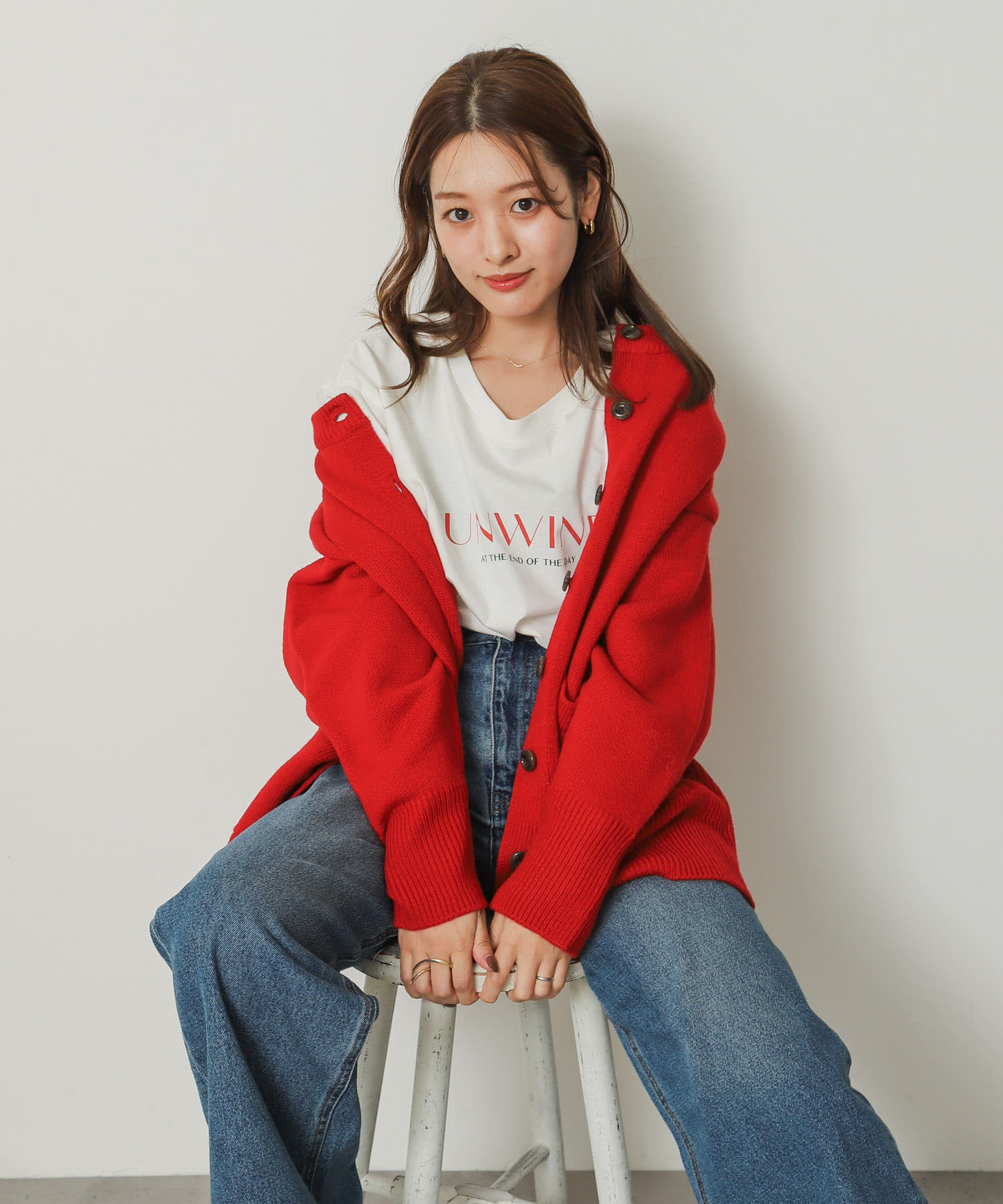 身長：155cm サイズ：one