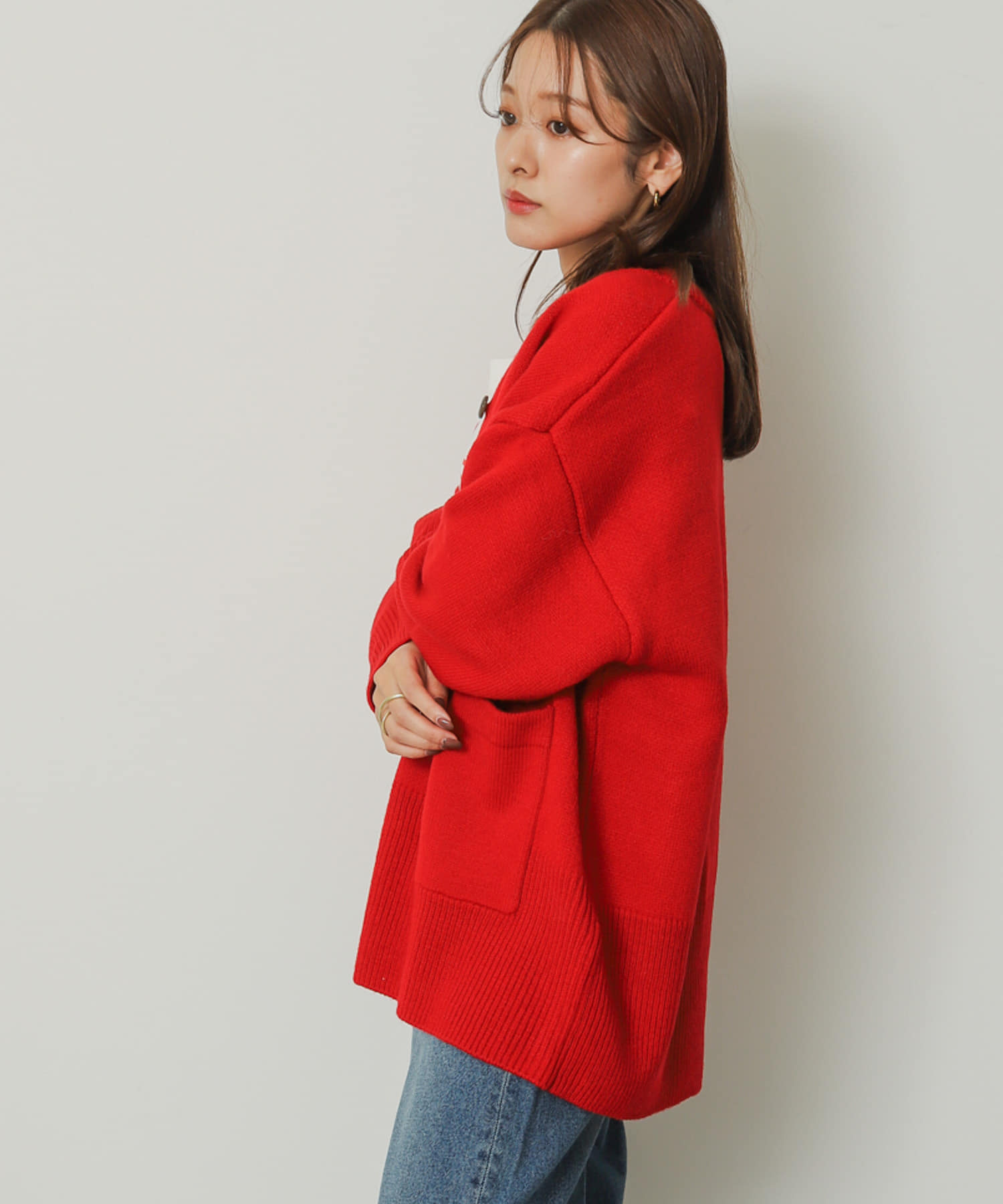 身長：155cm サイズ：one