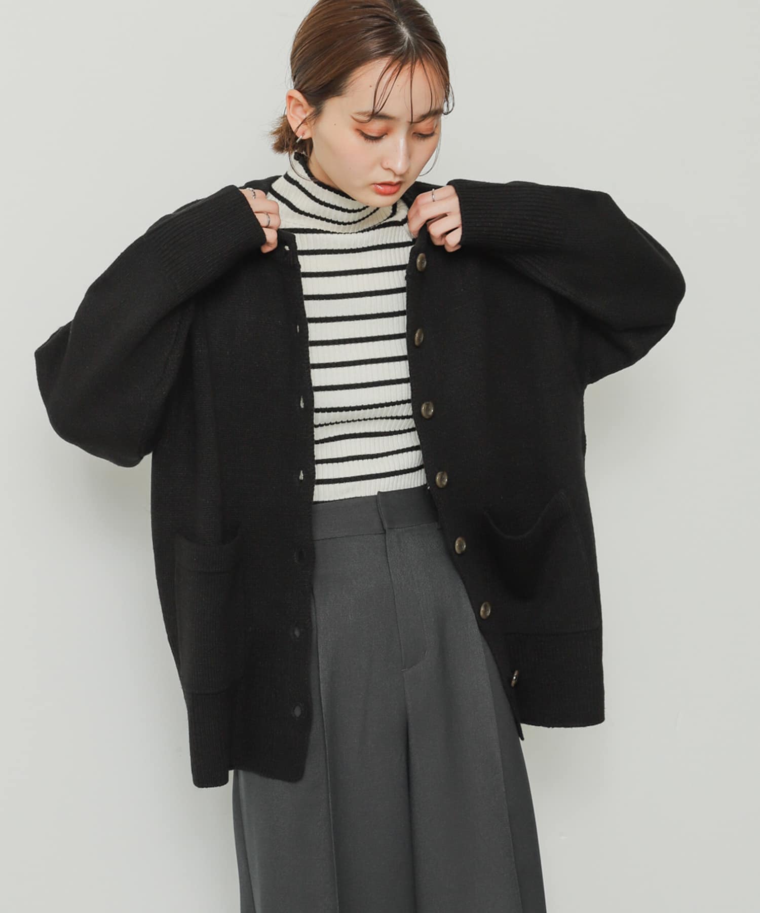 身長：169cm サイズ：one