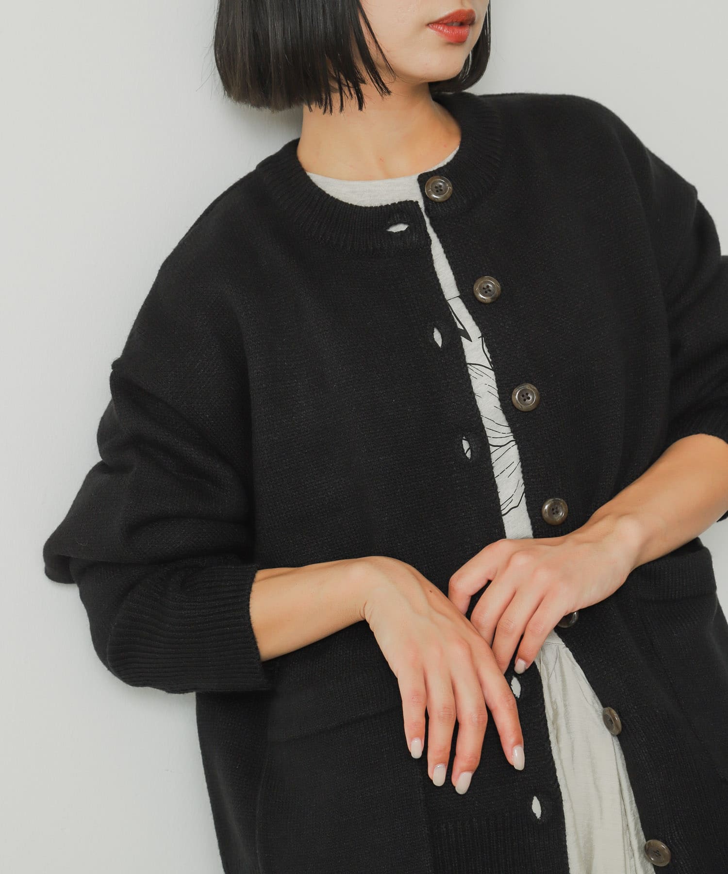 身長：158cm サイズ：one