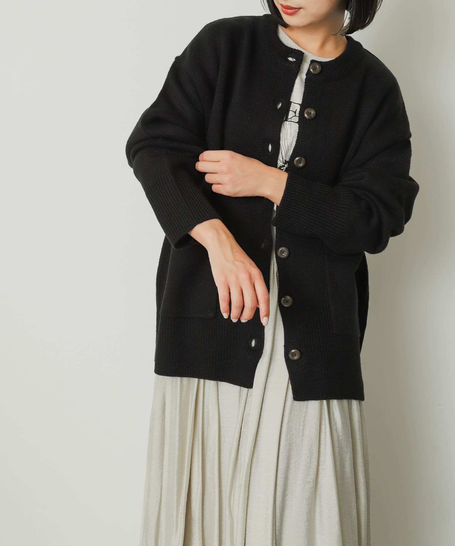 身長：158cm サイズ：one