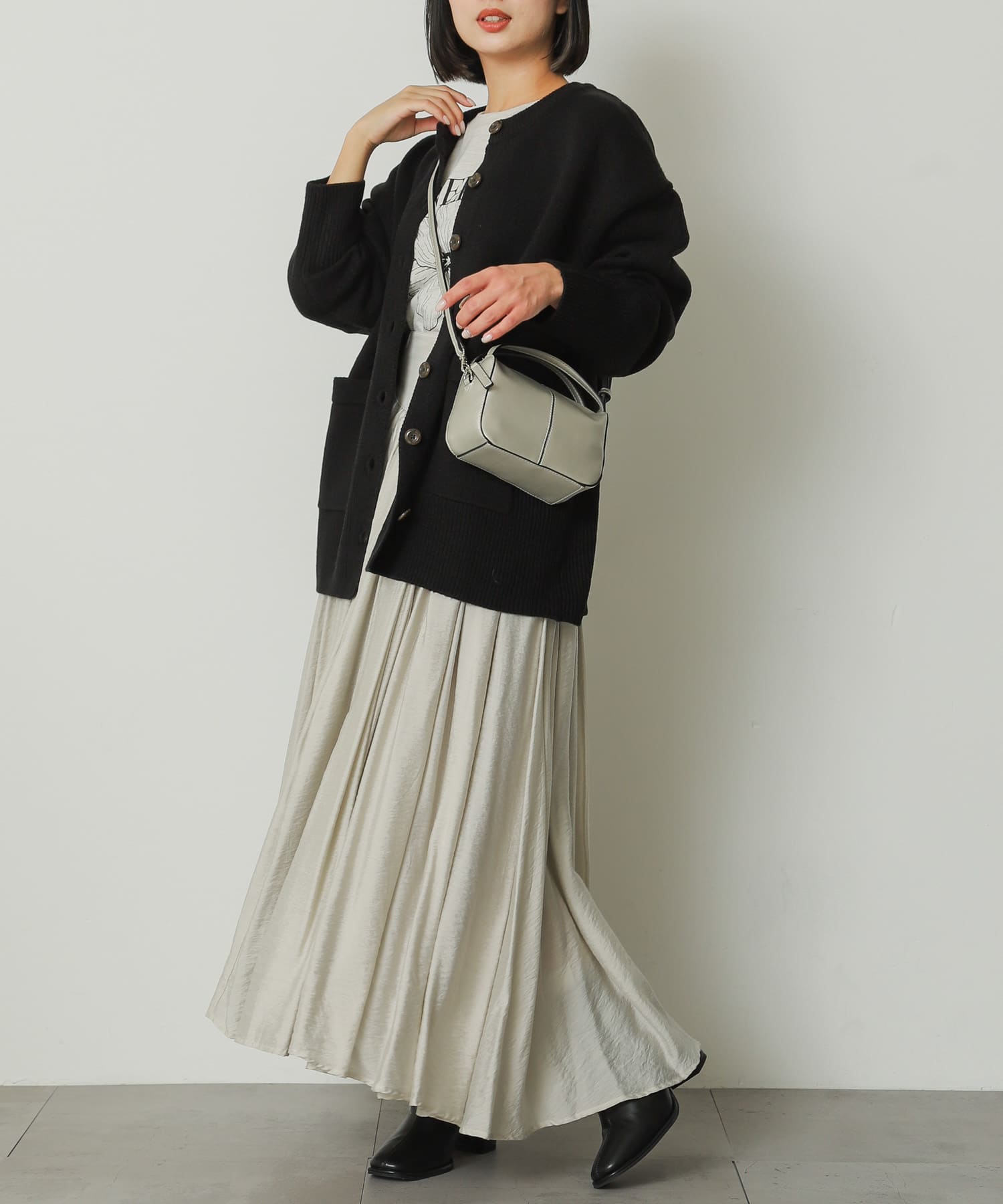 身長：158cm サイズ：one