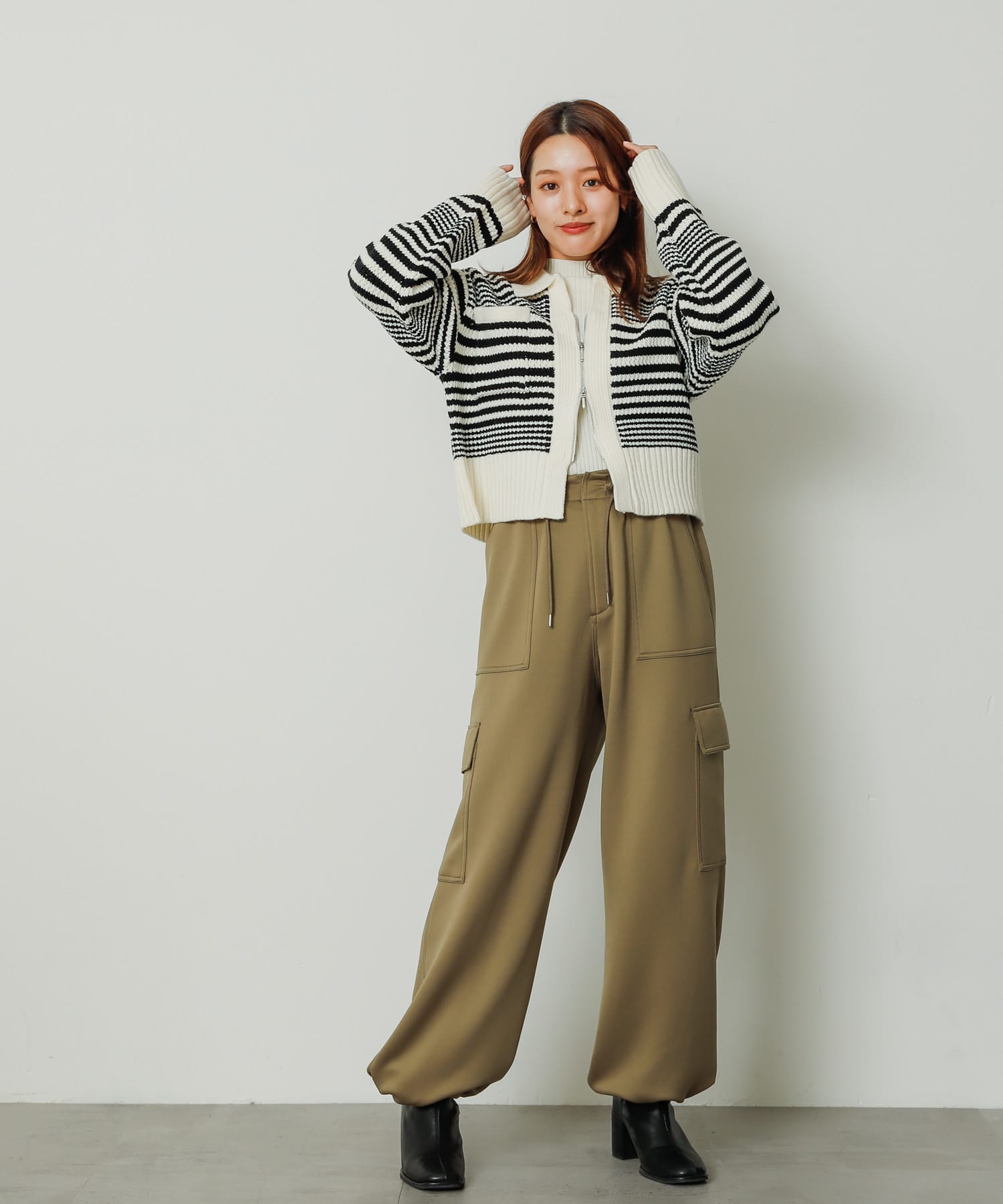 身長：155cm サイズ：one