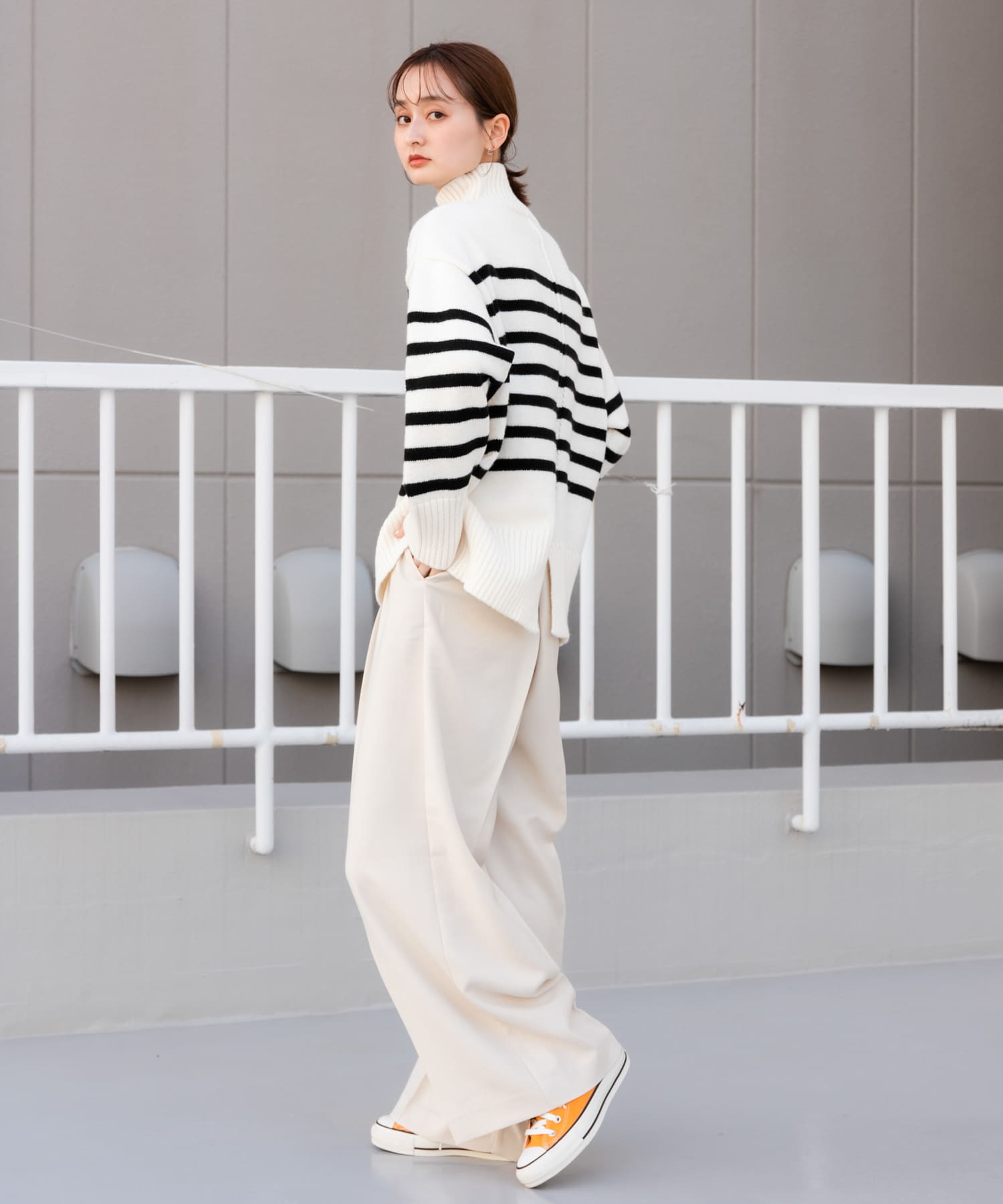 身長：169cm サイズ：L