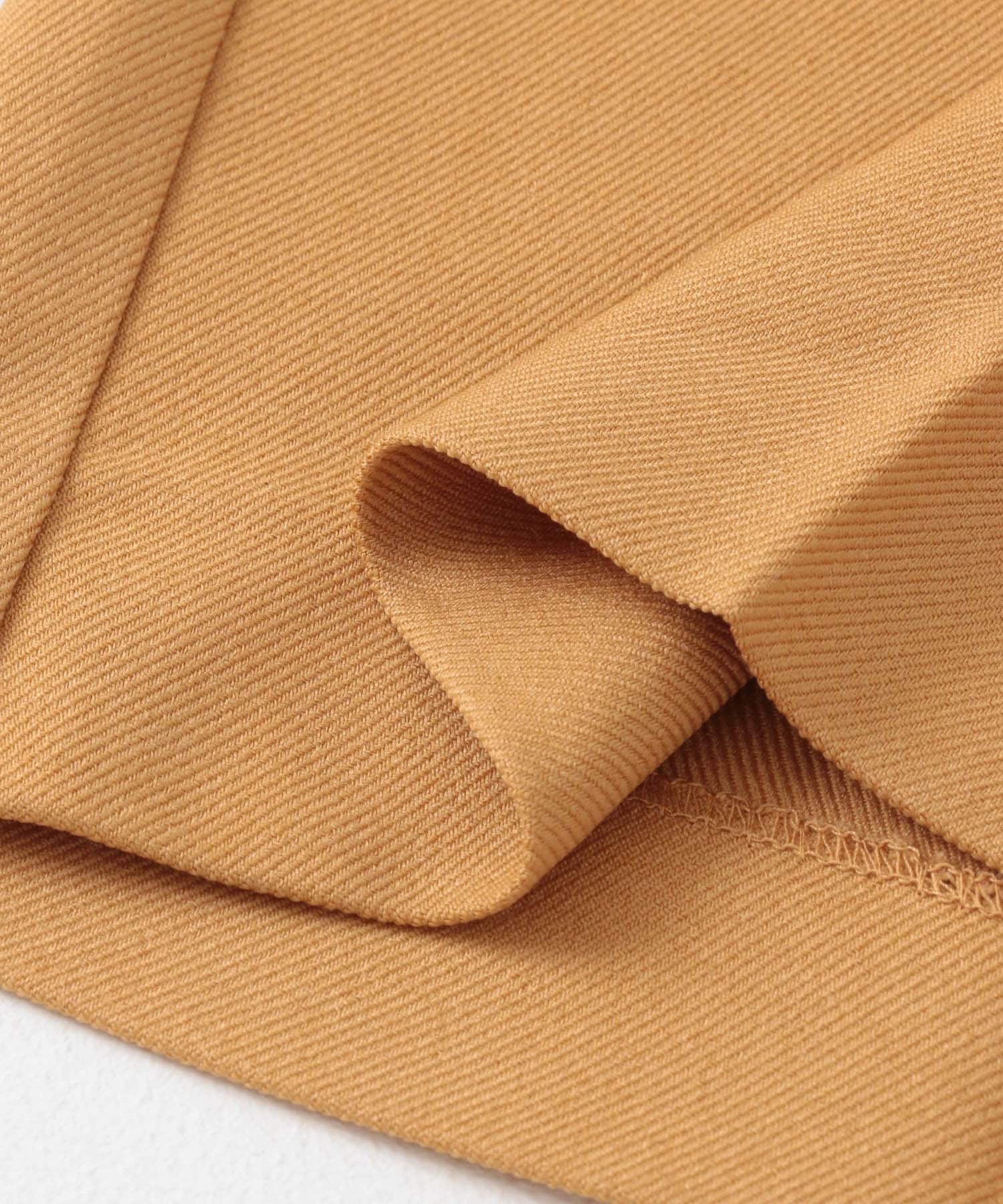 『TALLサイズ/WEB限定』ウールライクダブルタックワイドパンツ ORANGE XS