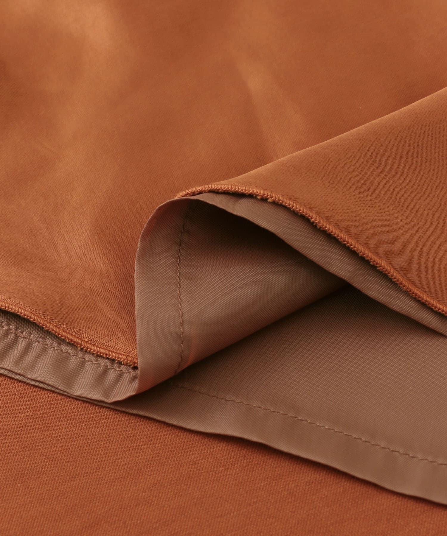 サテンナロースカート ORANGE S