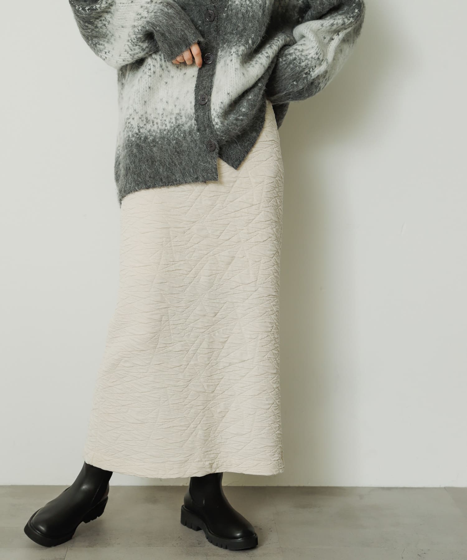 身長：169cm サイズ：one