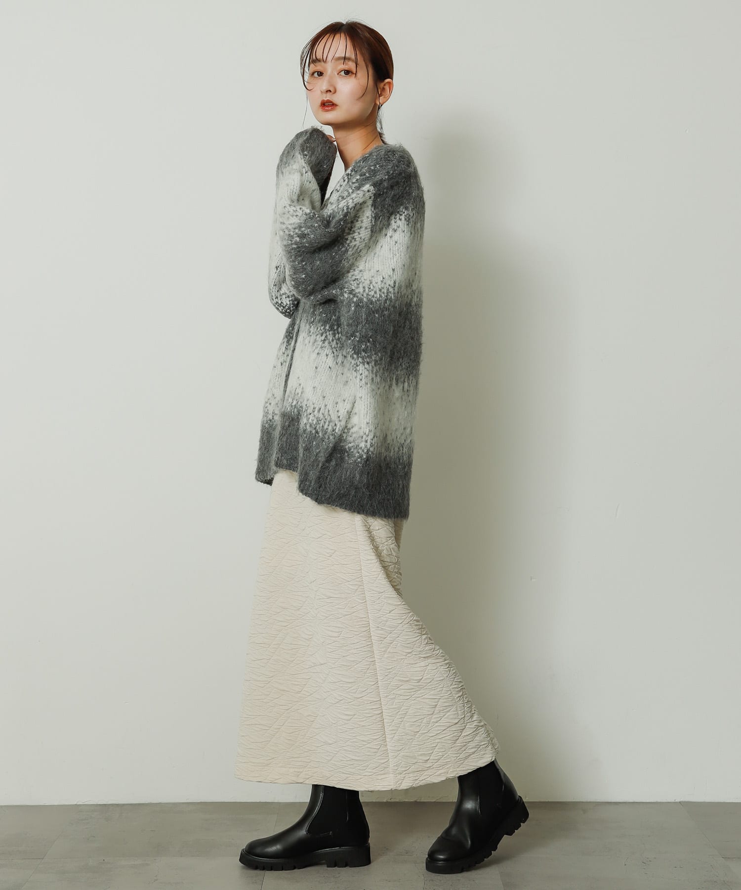 身長：169cm サイズ：one