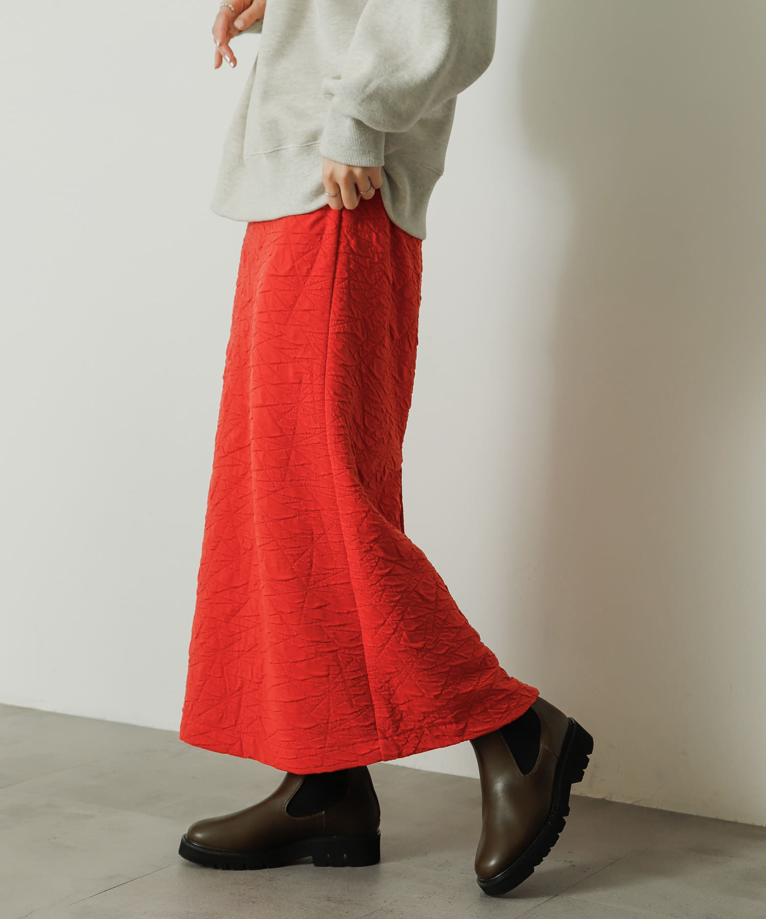 身長：169cm サイズ：one