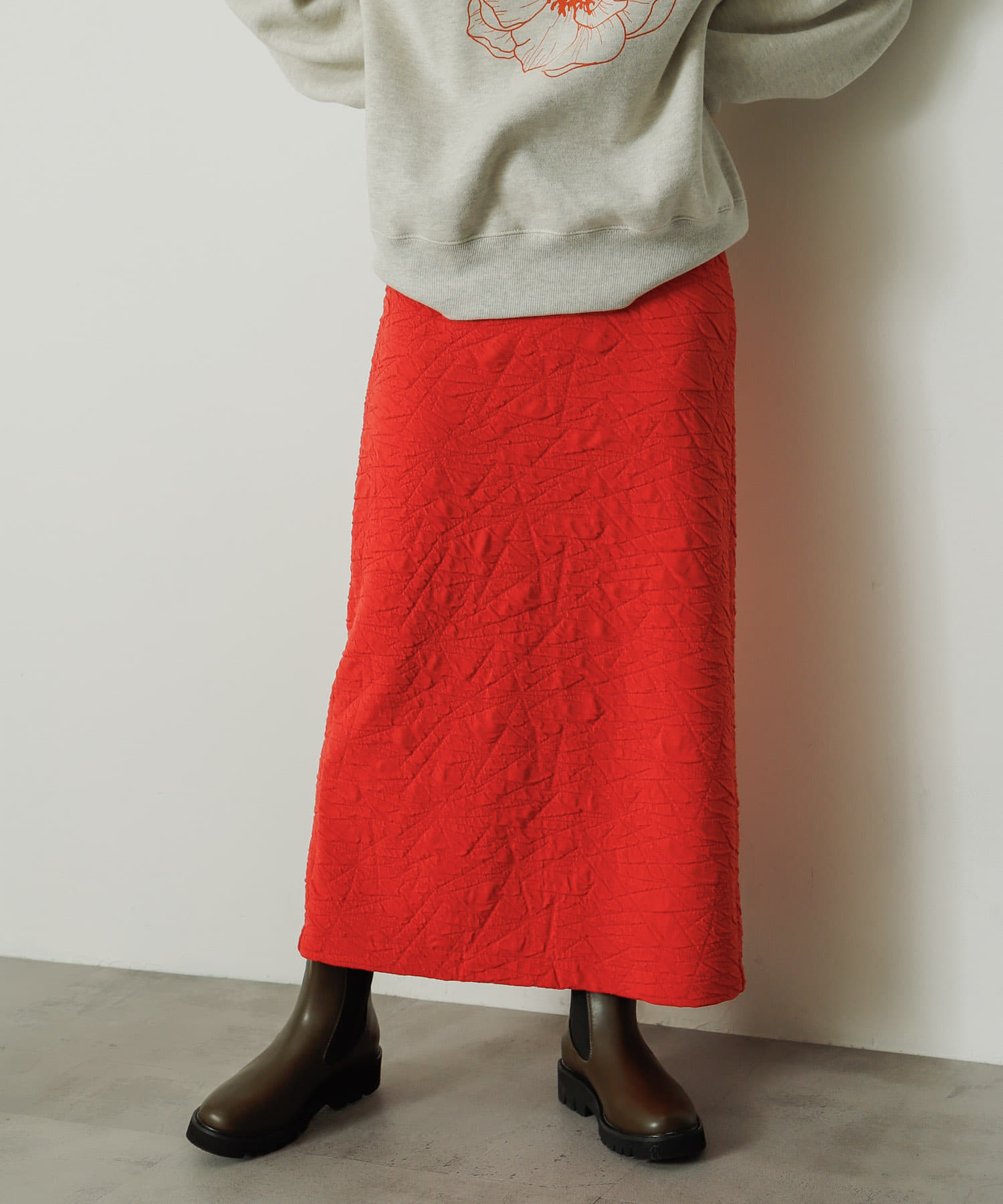 身長：169cm サイズ：one