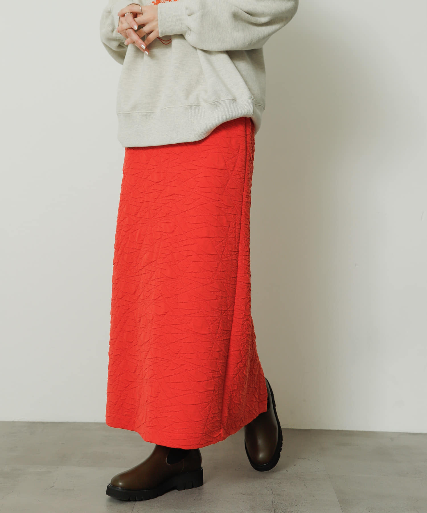 身長：169cm サイズ：one