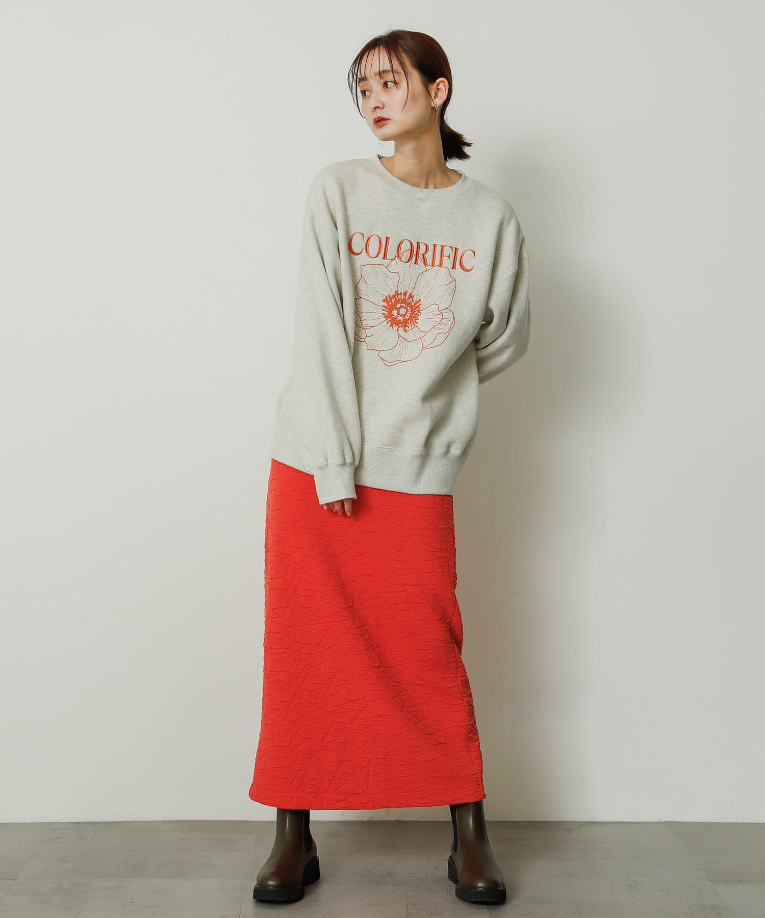 身長：169cm サイズ：one