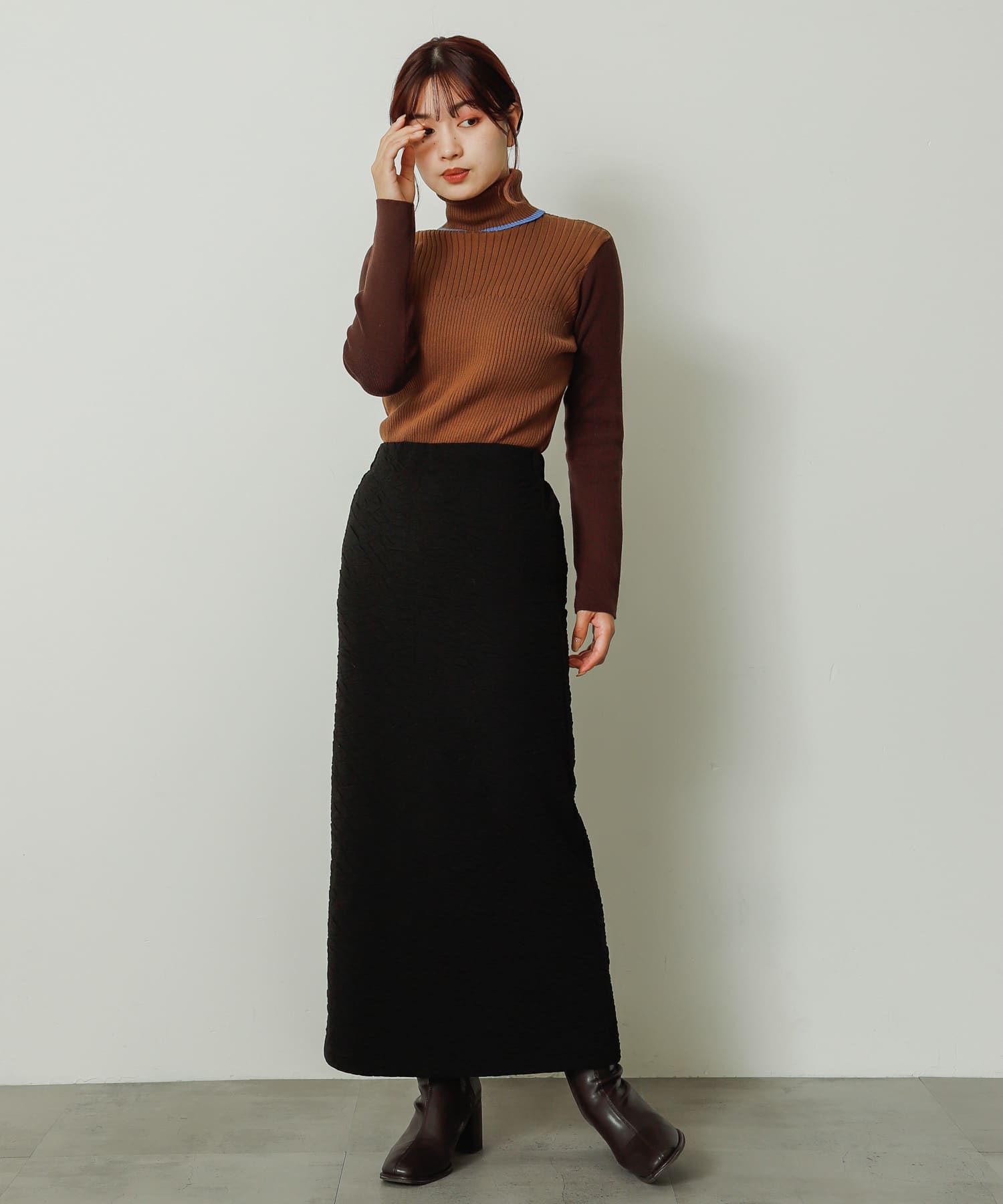 身長：158cm サイズ：one