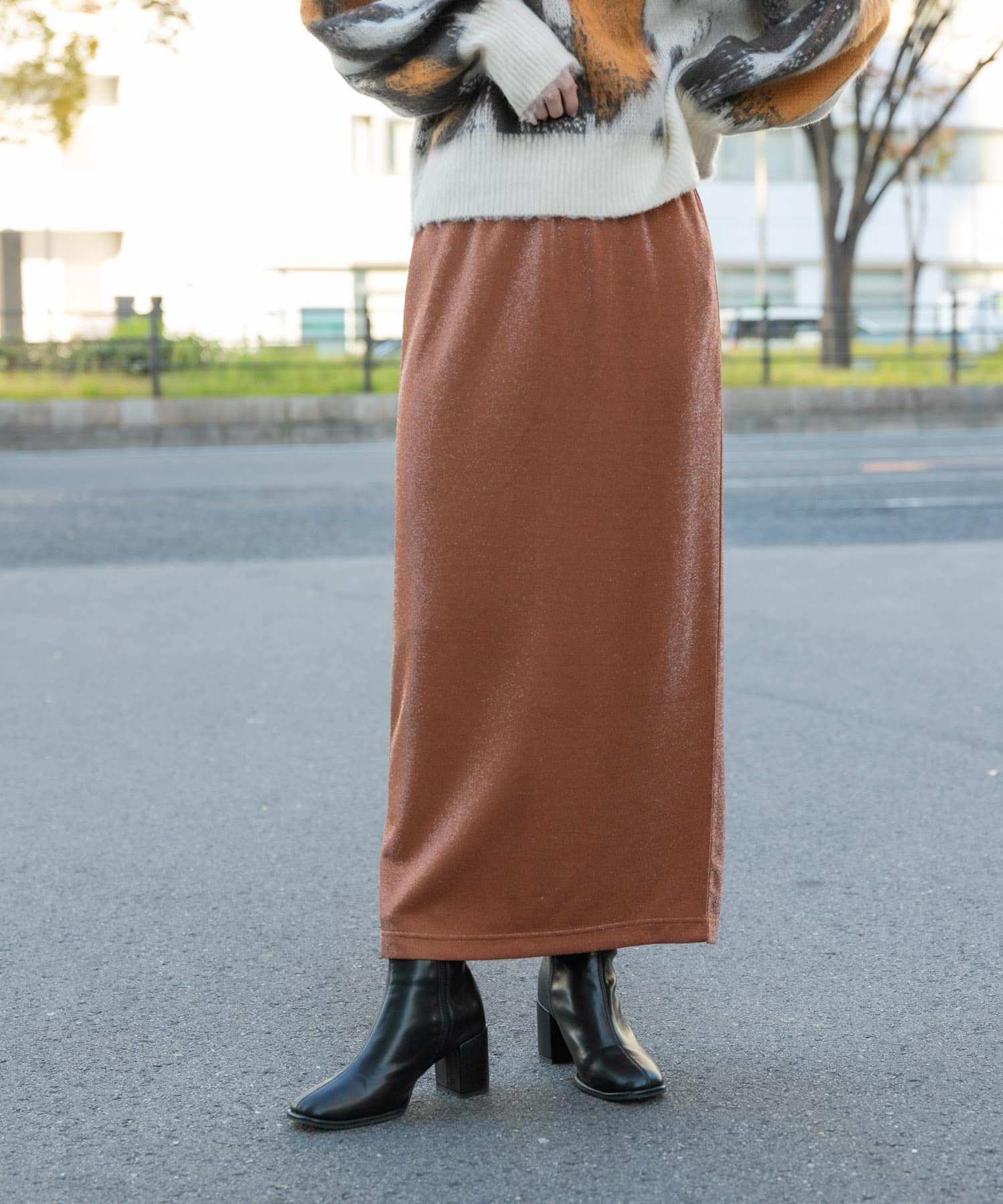 身長：169cm サイズ：one