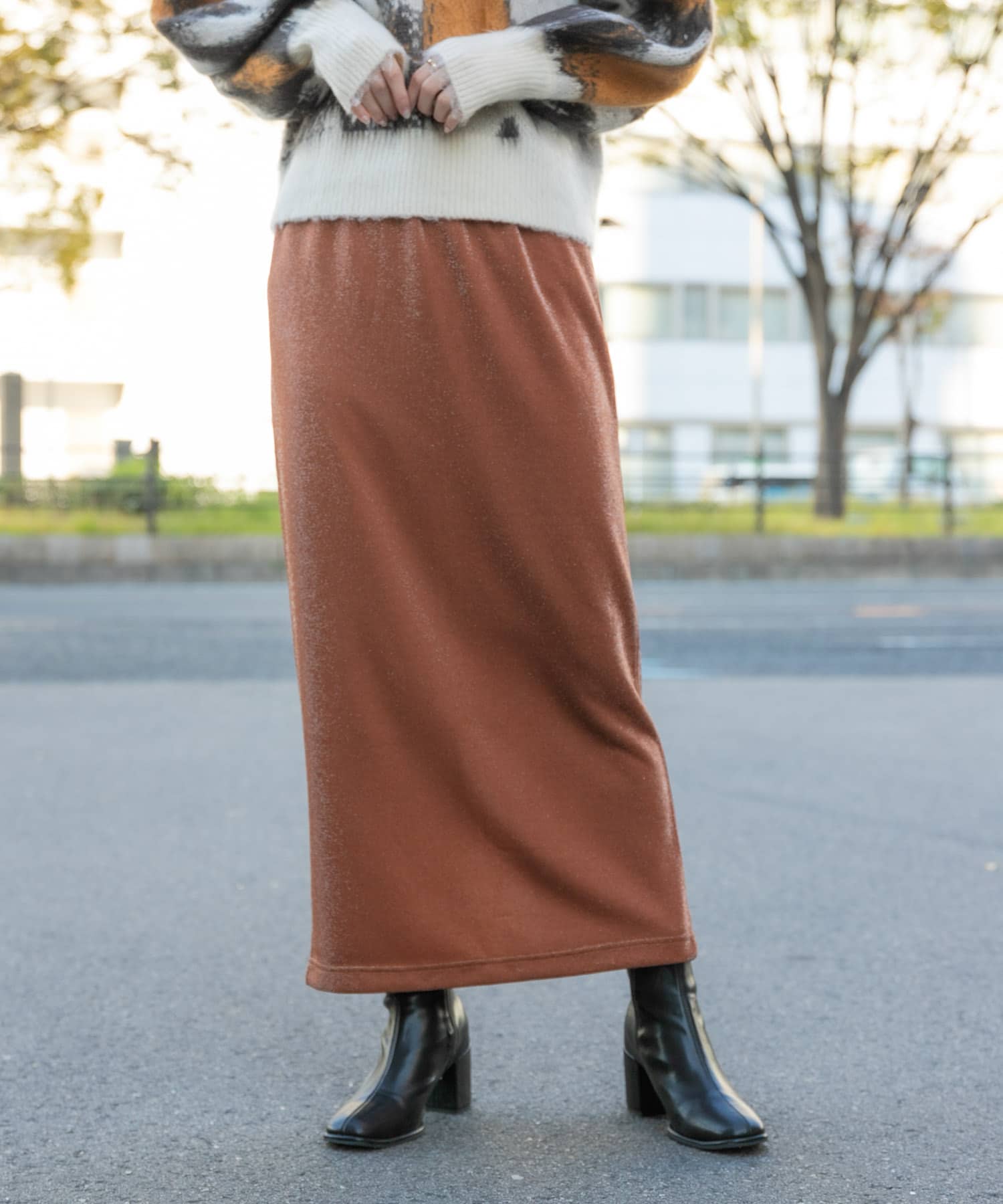 身長：169cm サイズ：one