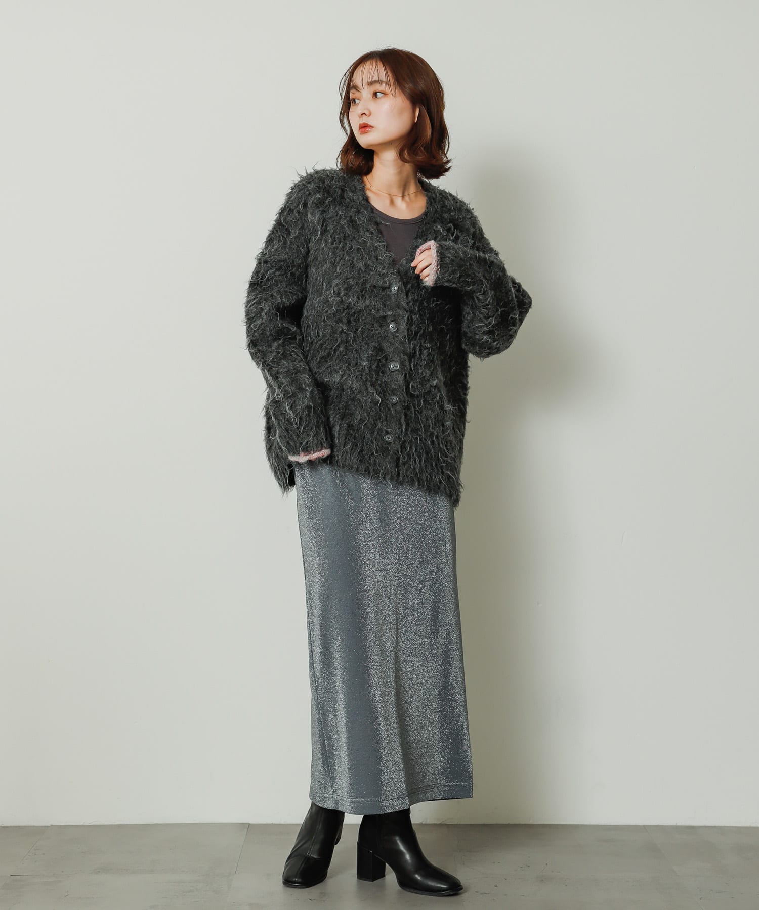 身長：169cm サイズ：one