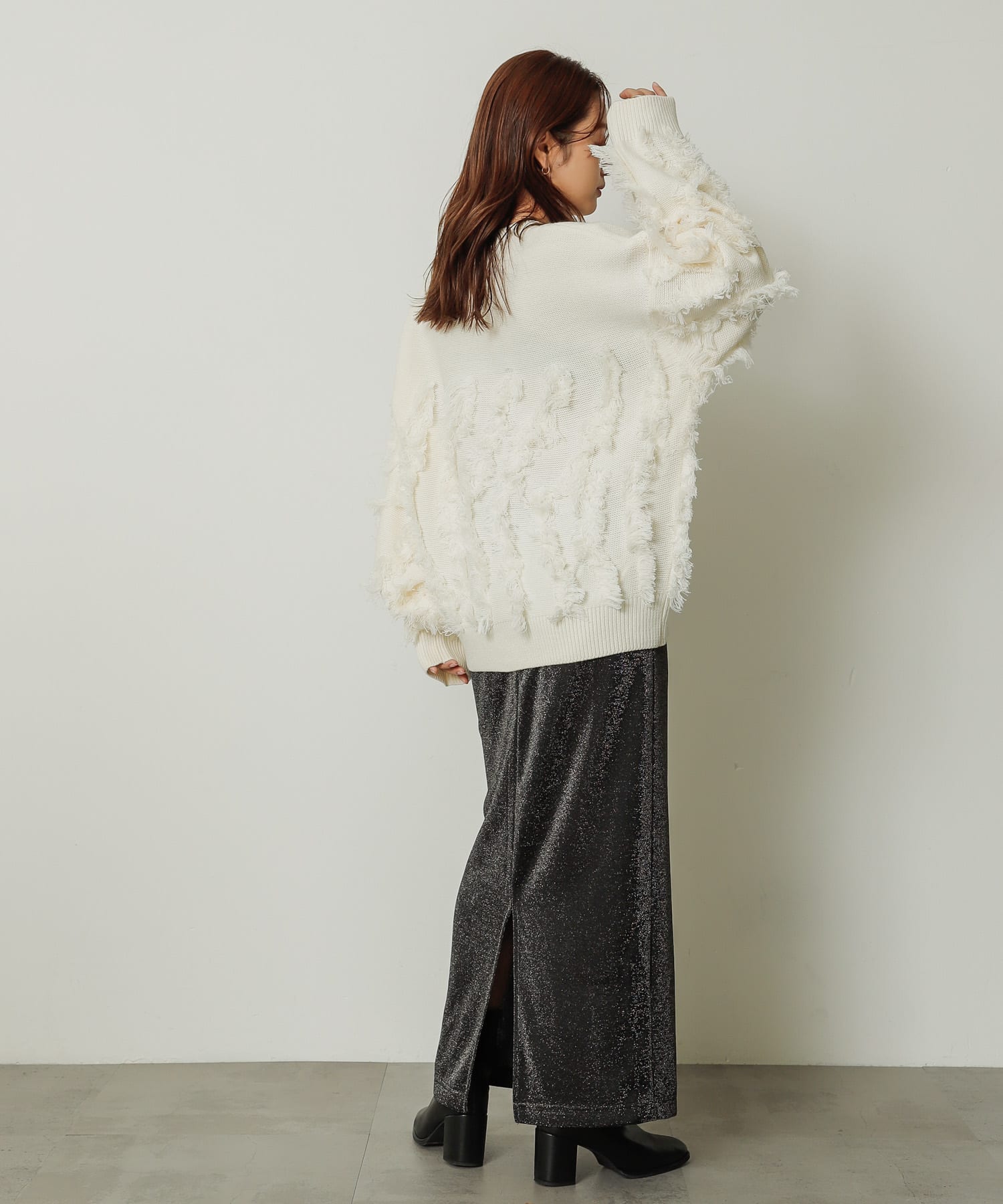 身長：155cm サイズ：one