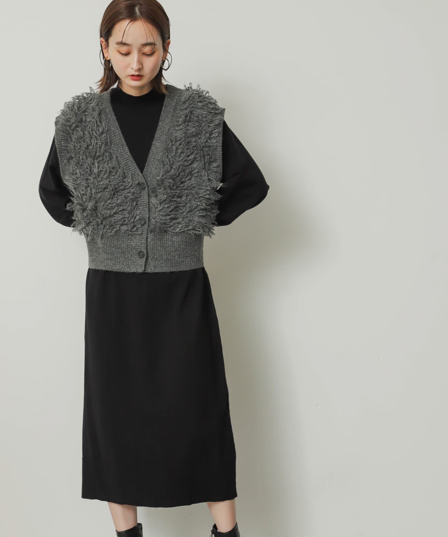 身長：169cm サイズ：one