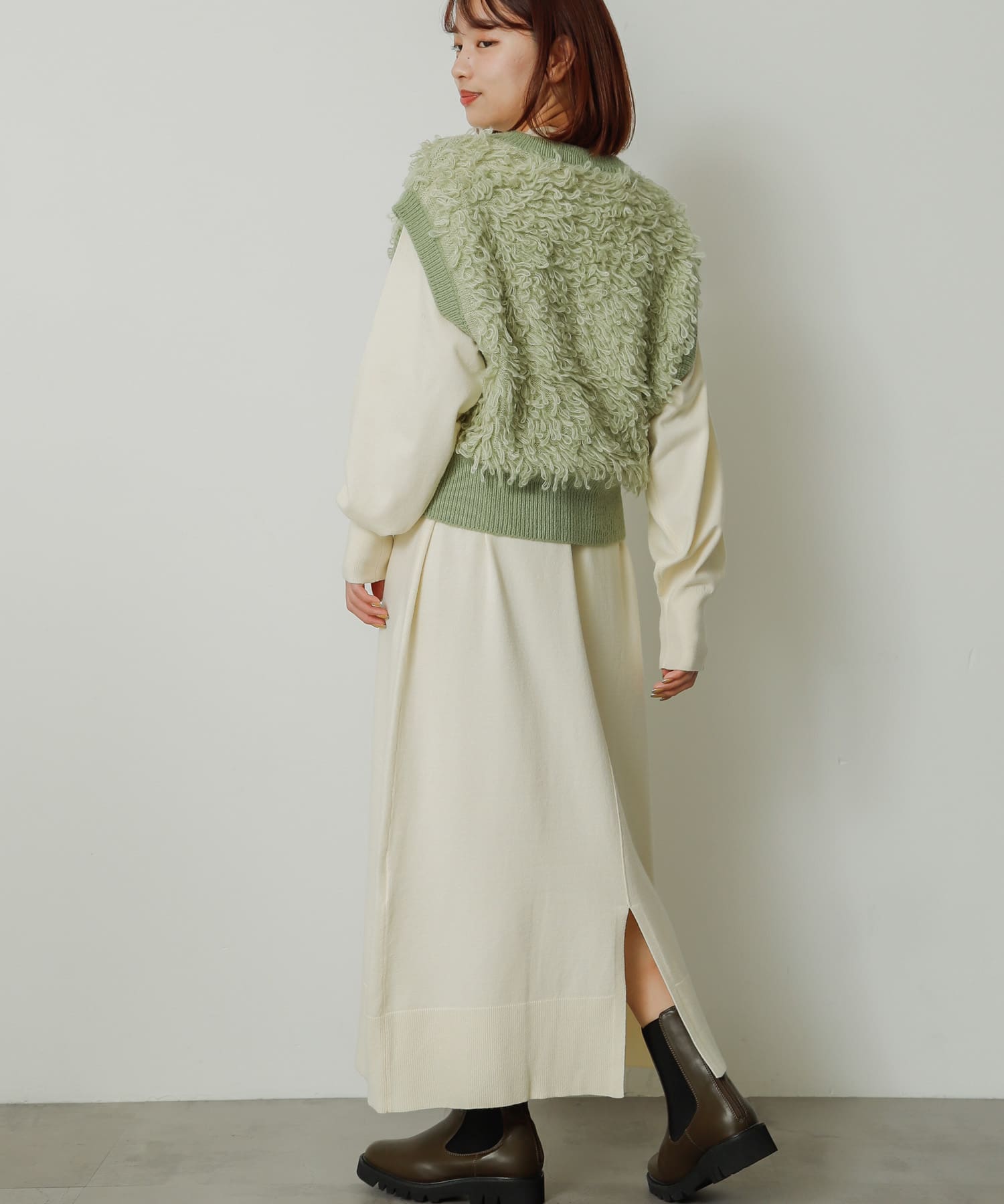 身長：158cm サイズ：one