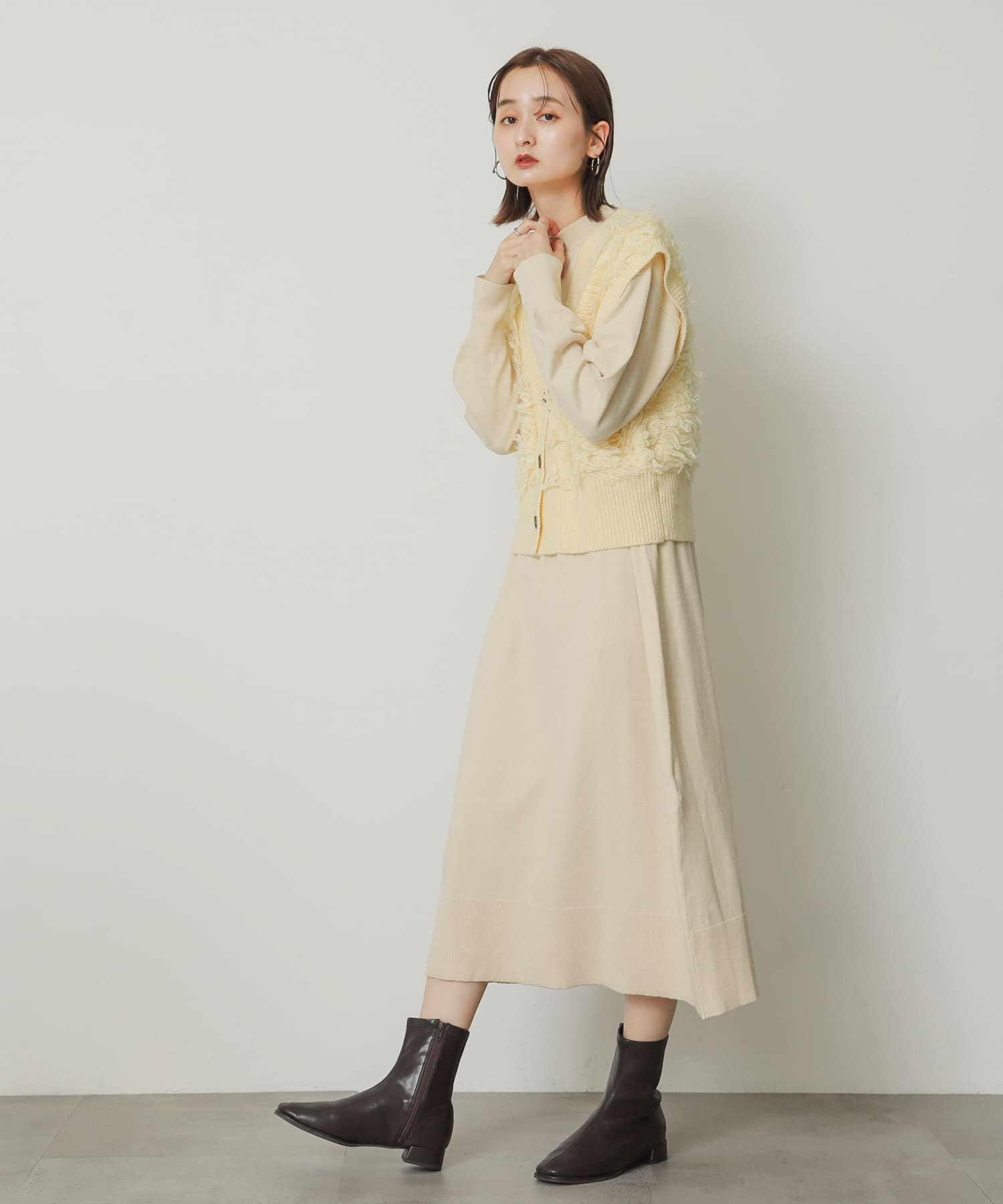 身長：169cm サイズ：one