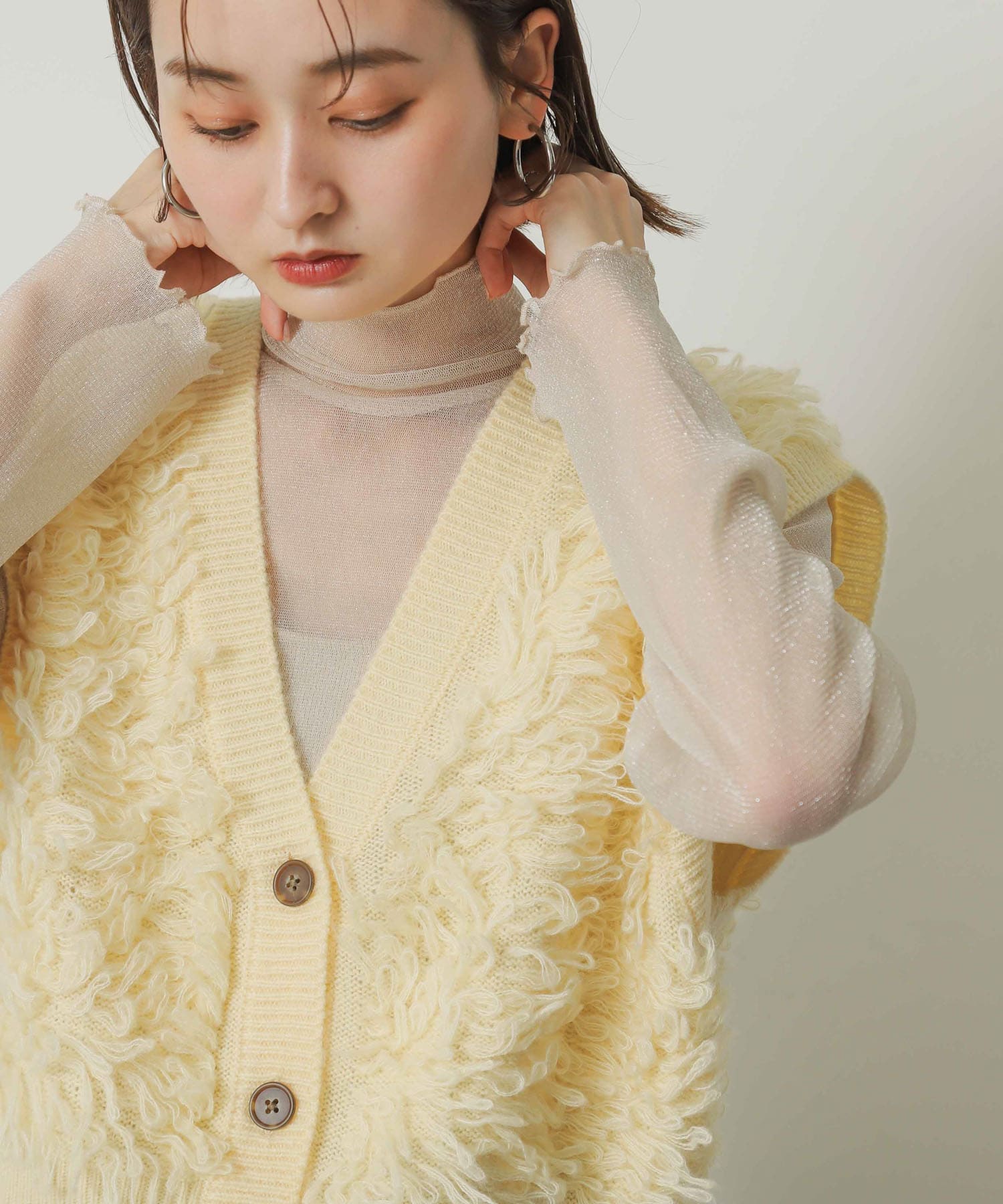 身長：169cm サイズ：one