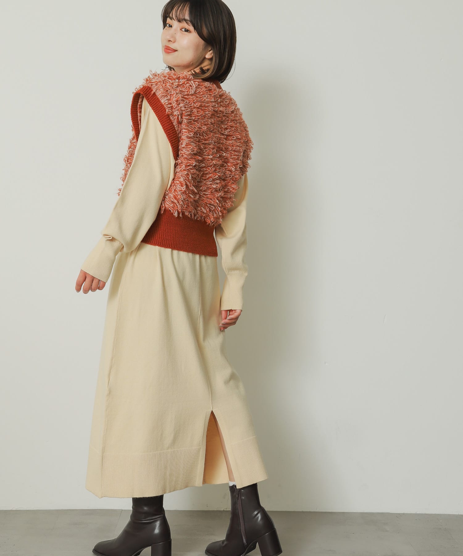 身長：158cm サイズ：one