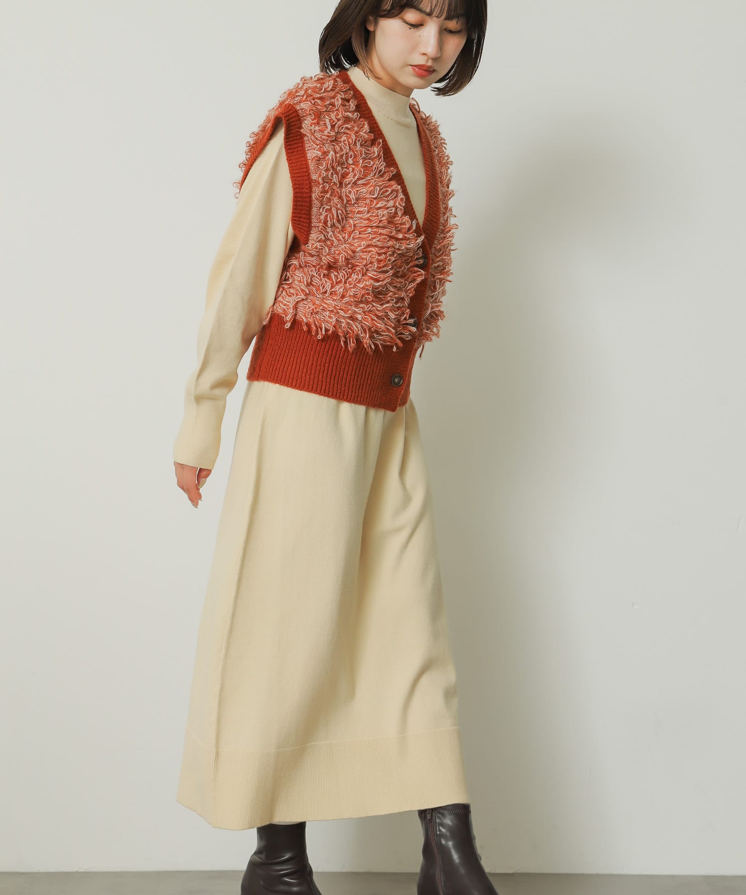 身長：158cm サイズ：one