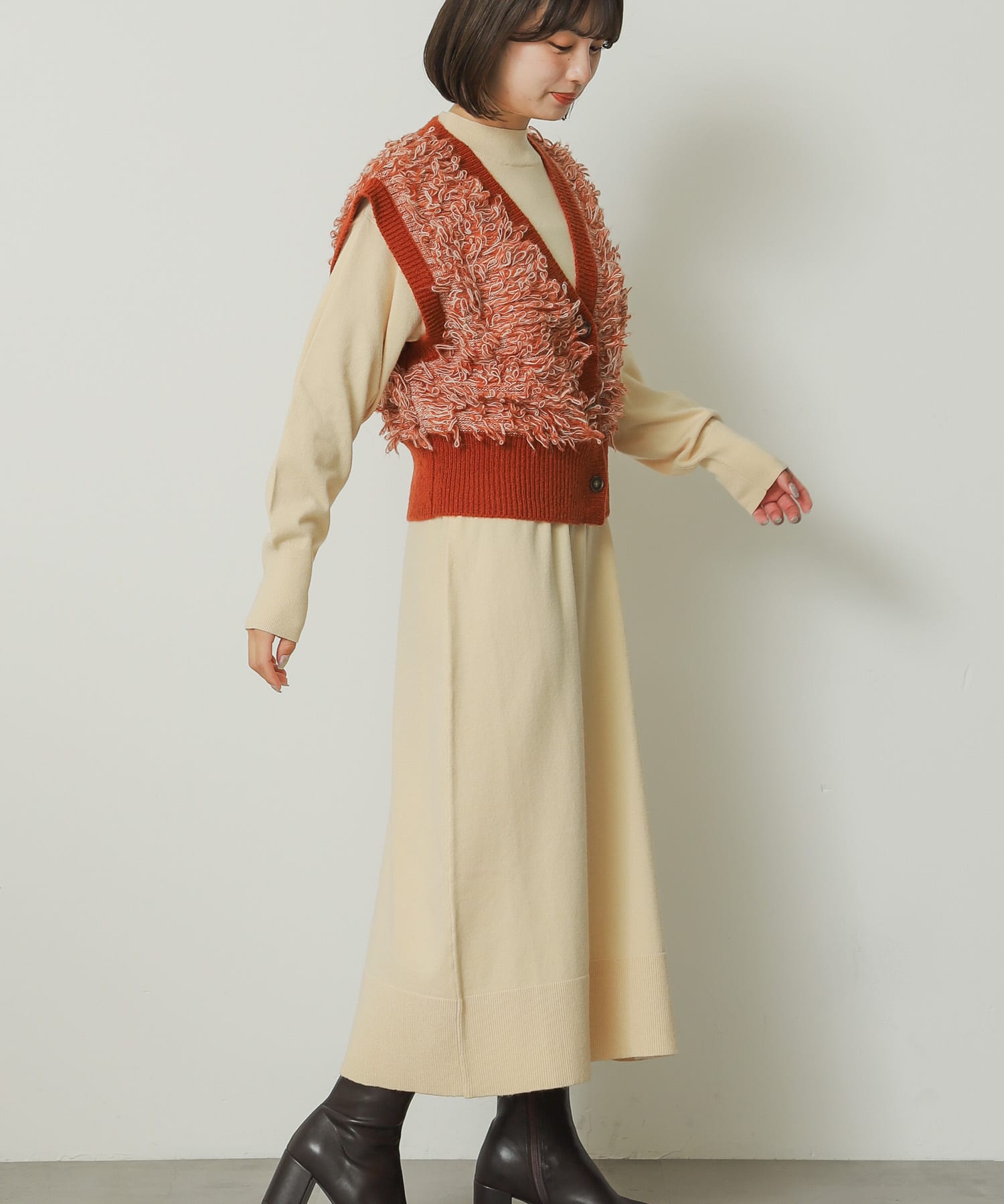 身長：158cm サイズ：one