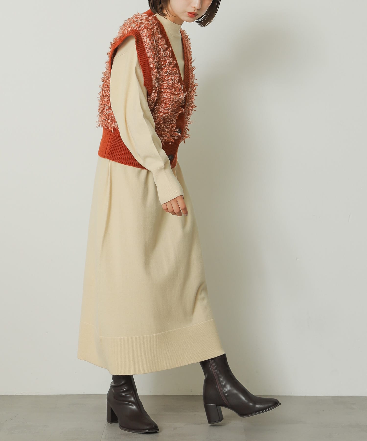 身長：158cm サイズ：one