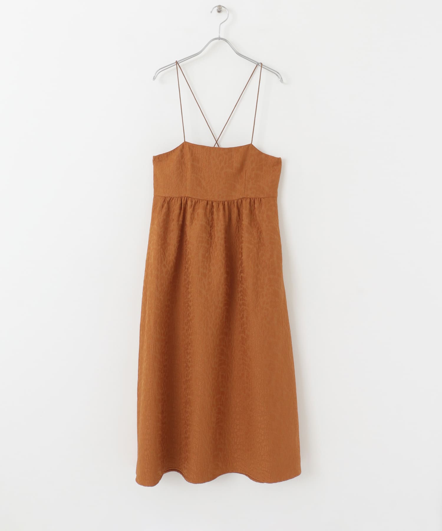 インド製 カシュクール キャミワンピース コットン100 マジョリカオレンジ 11127085_top.jpg