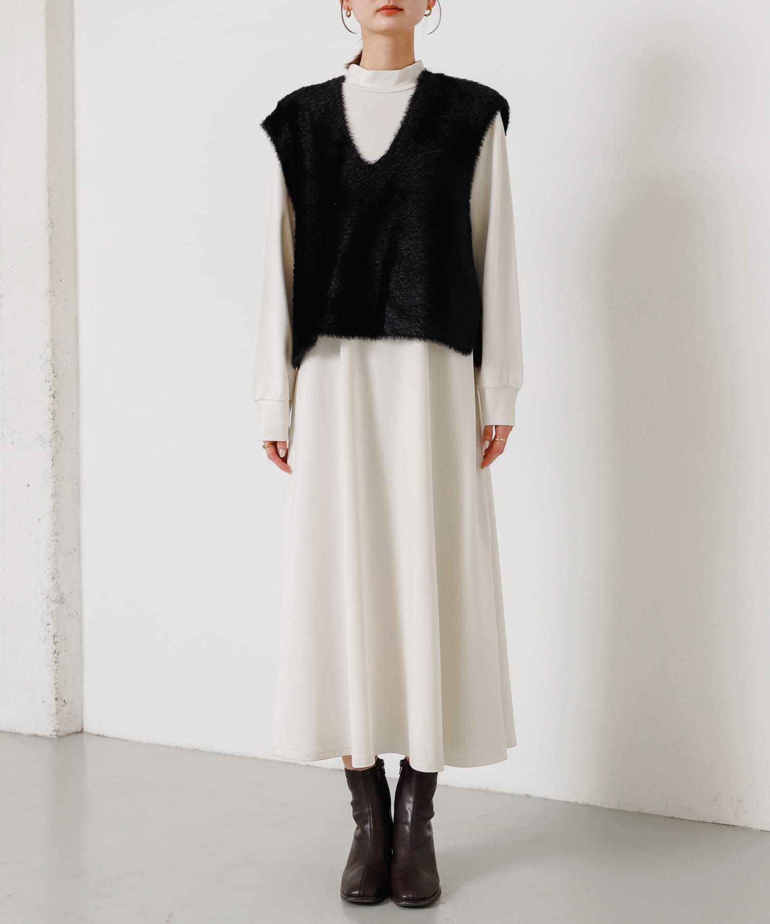 身長：169cm サイズ：one