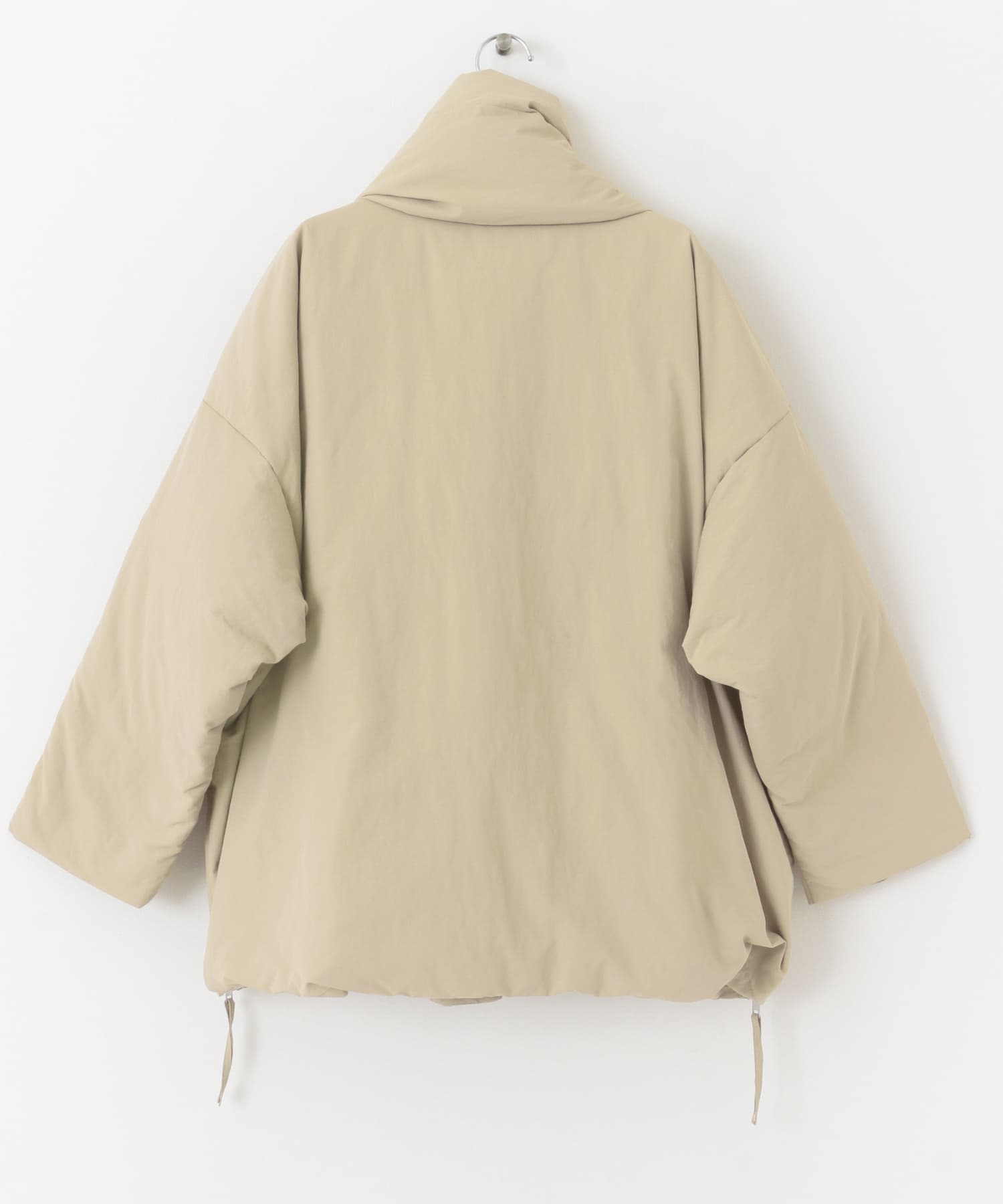 マフラー付シームレスダウン BEIGE S