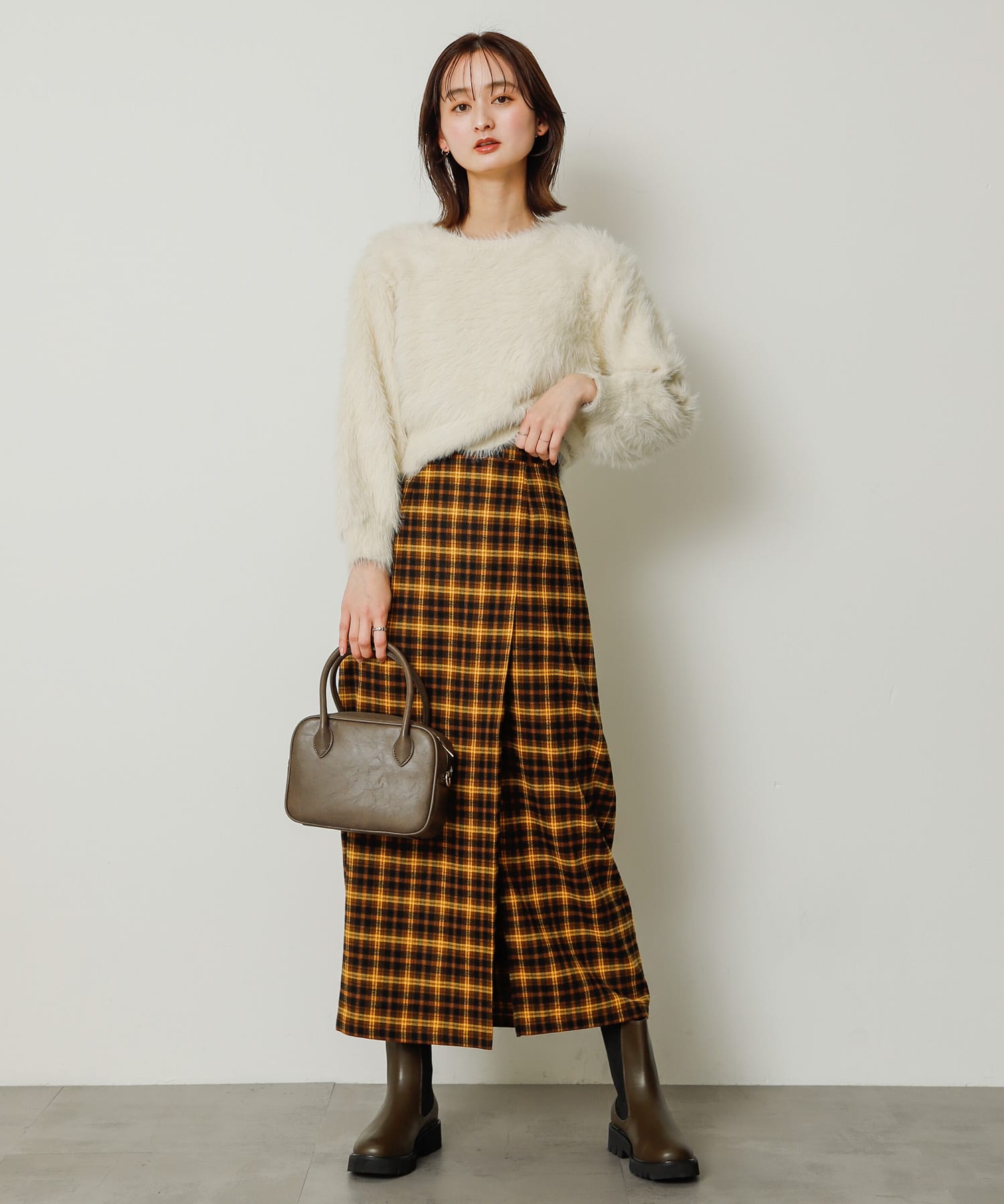 『軽量ソール採用』トラックソールサイドゴアブーツ KHAKI S