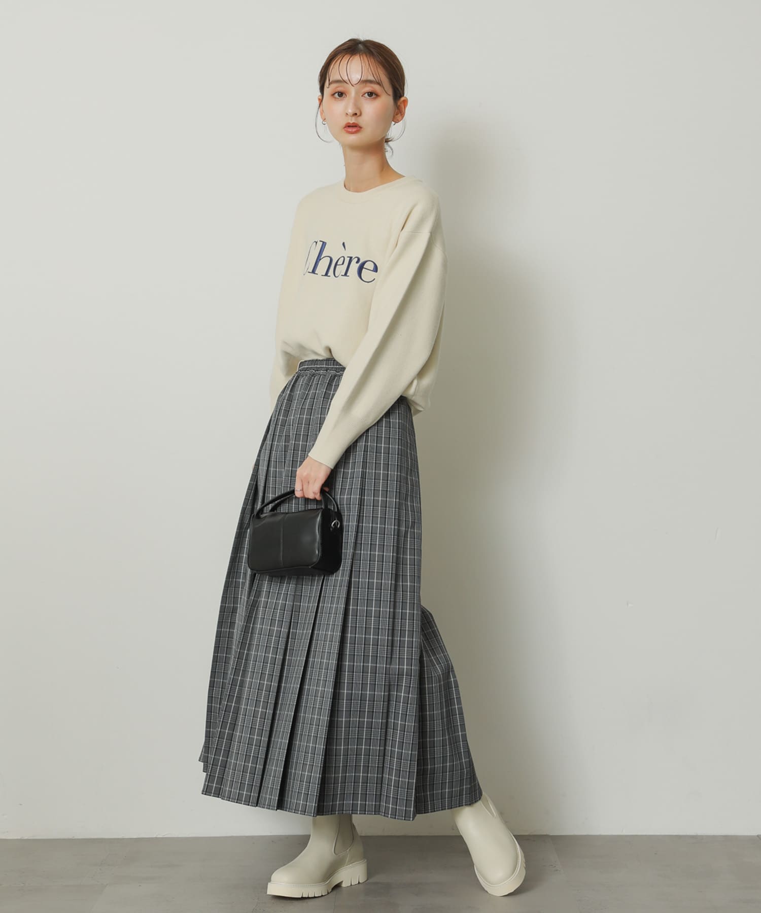 『軽量ソール採用』トラックソールサイドゴアブーツ IVORY L