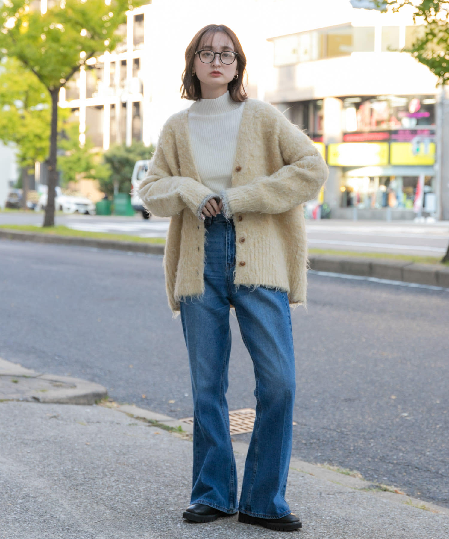 『軽量ソール採用』トラックソールサイドゴアブーツ BLACK S