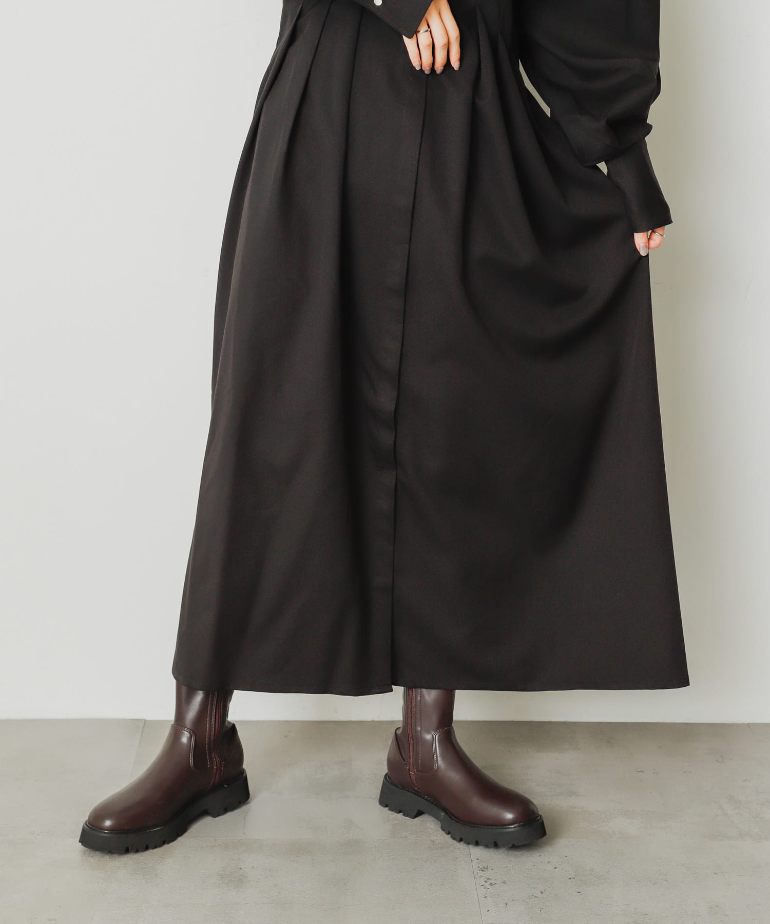 『軽量ソール採用』トラックソールブーツ BROWN M