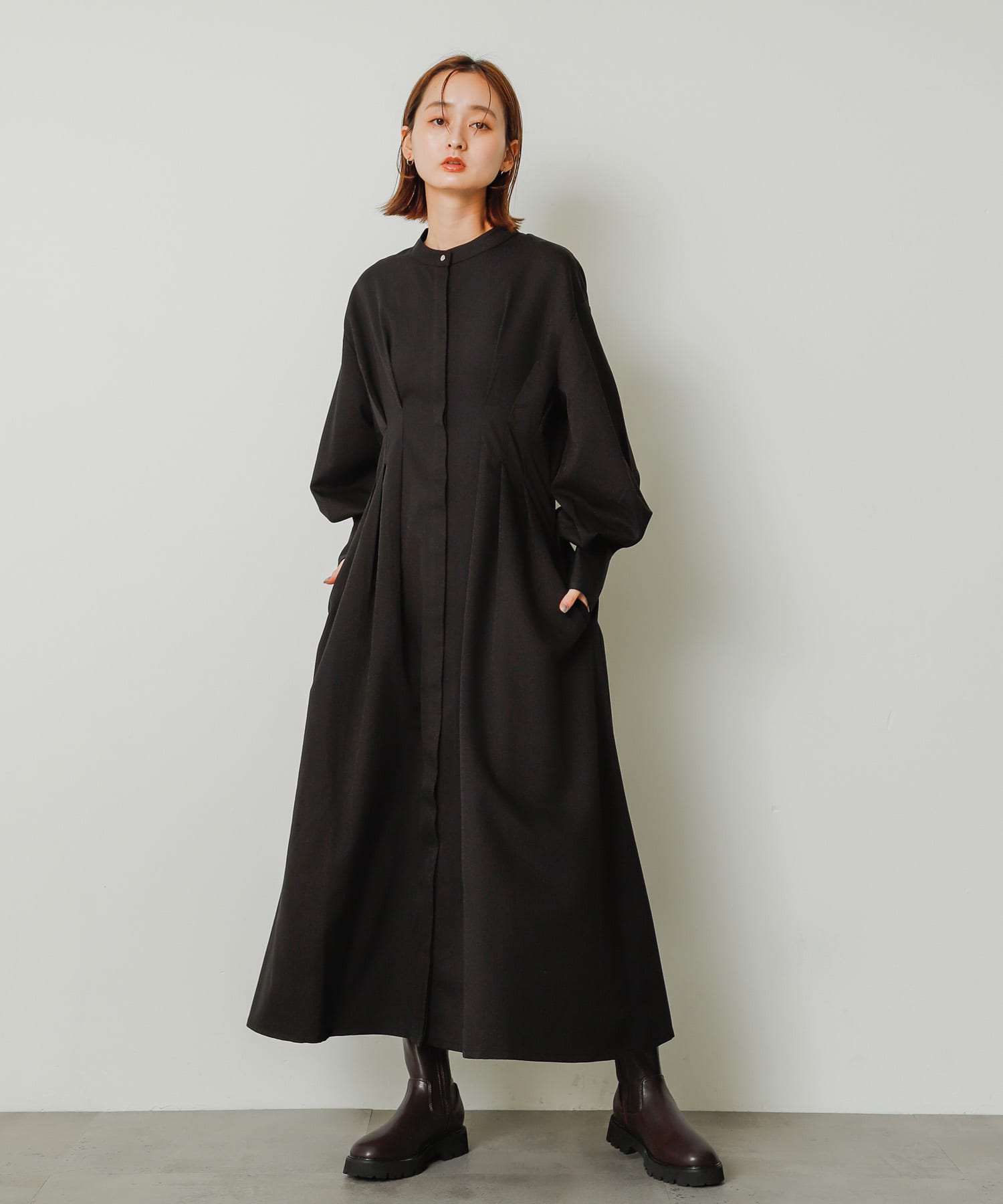 『軽量ソール採用』トラックソールブーツ BROWN M