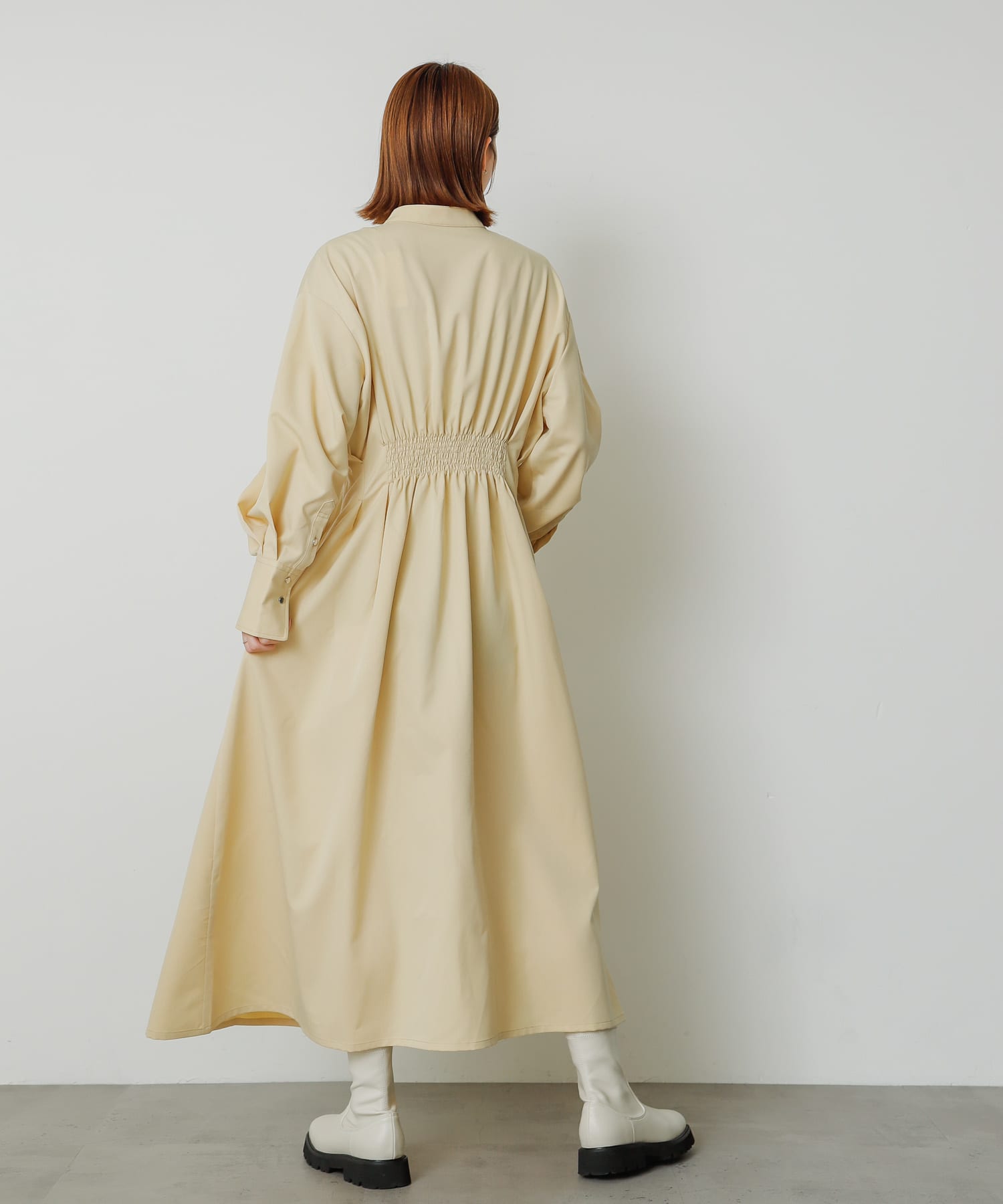 『軽量ソール採用』トラックソールブーツ IVORY L