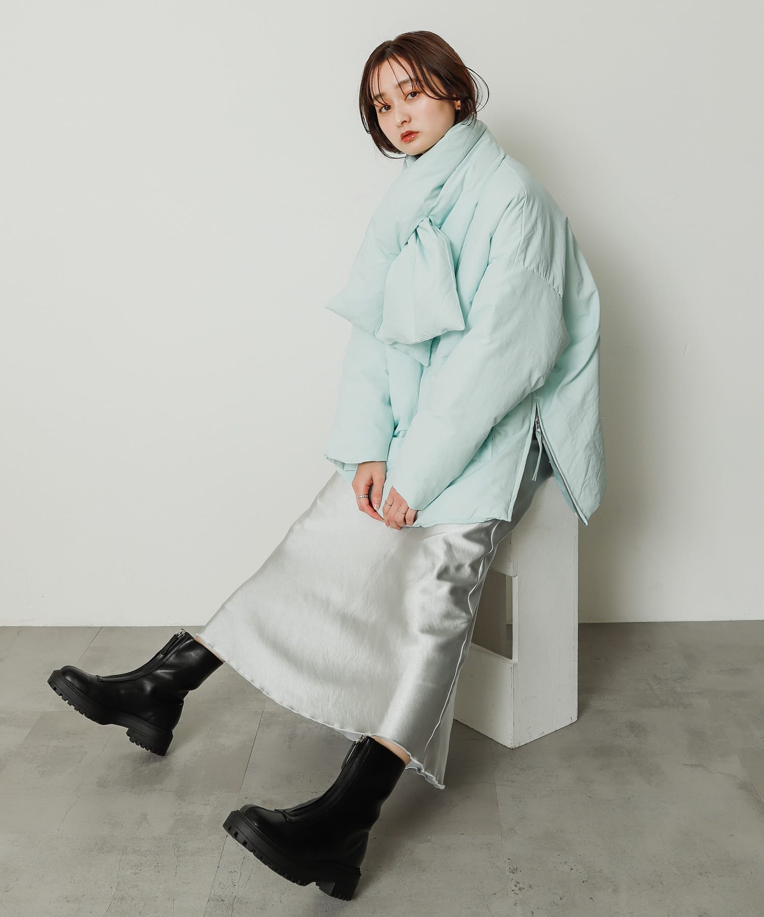 センタージップブーツ BLACK S