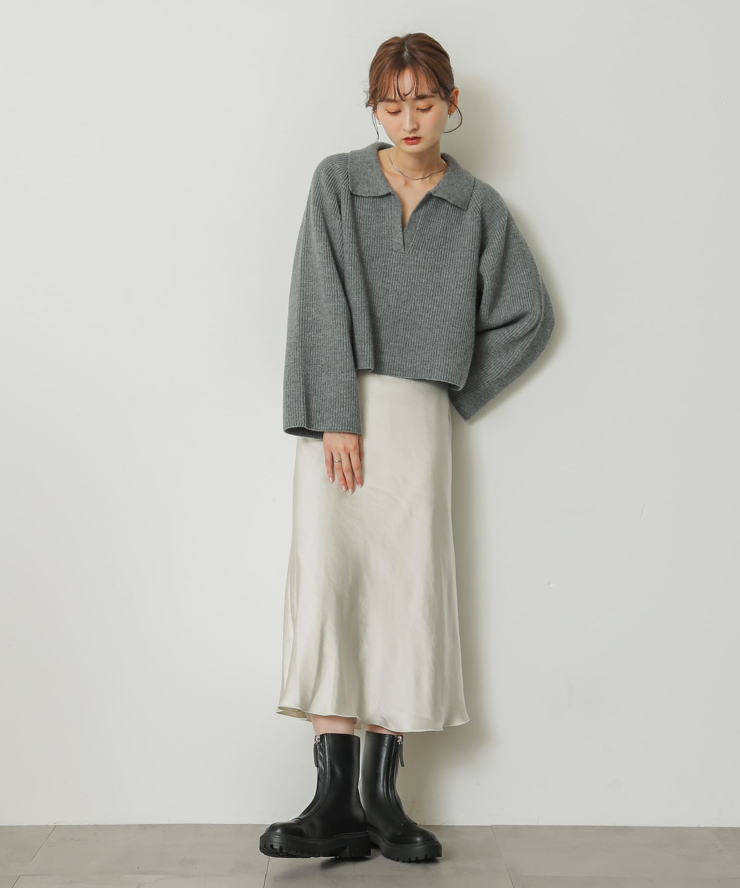 センタージップブーツ BLACK M