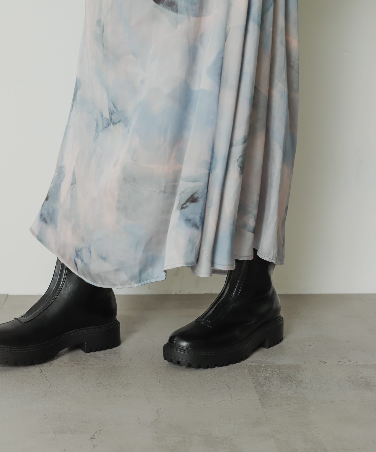 センタージップブーツ BLACK M