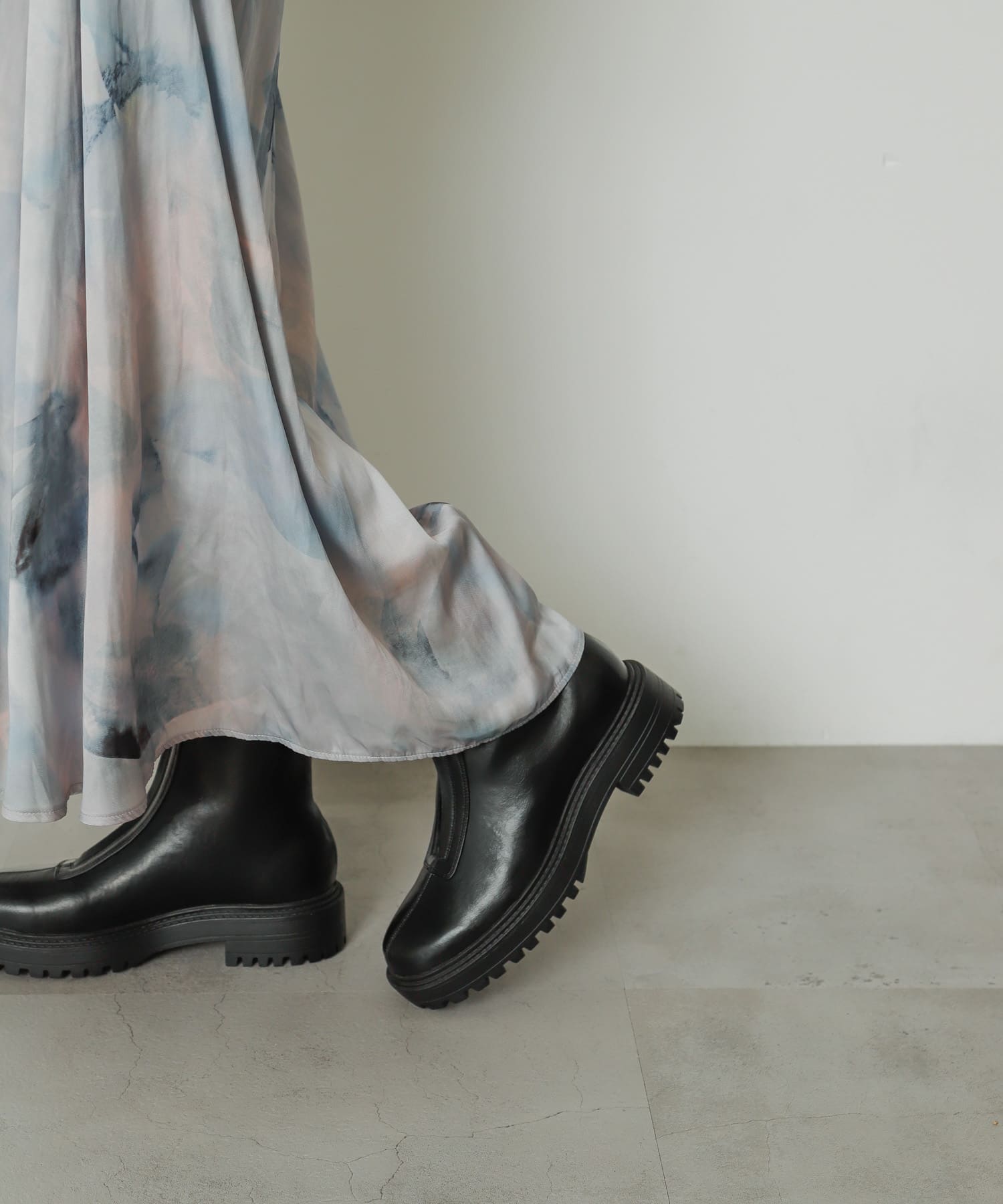 センタージップブーツ BLACK L