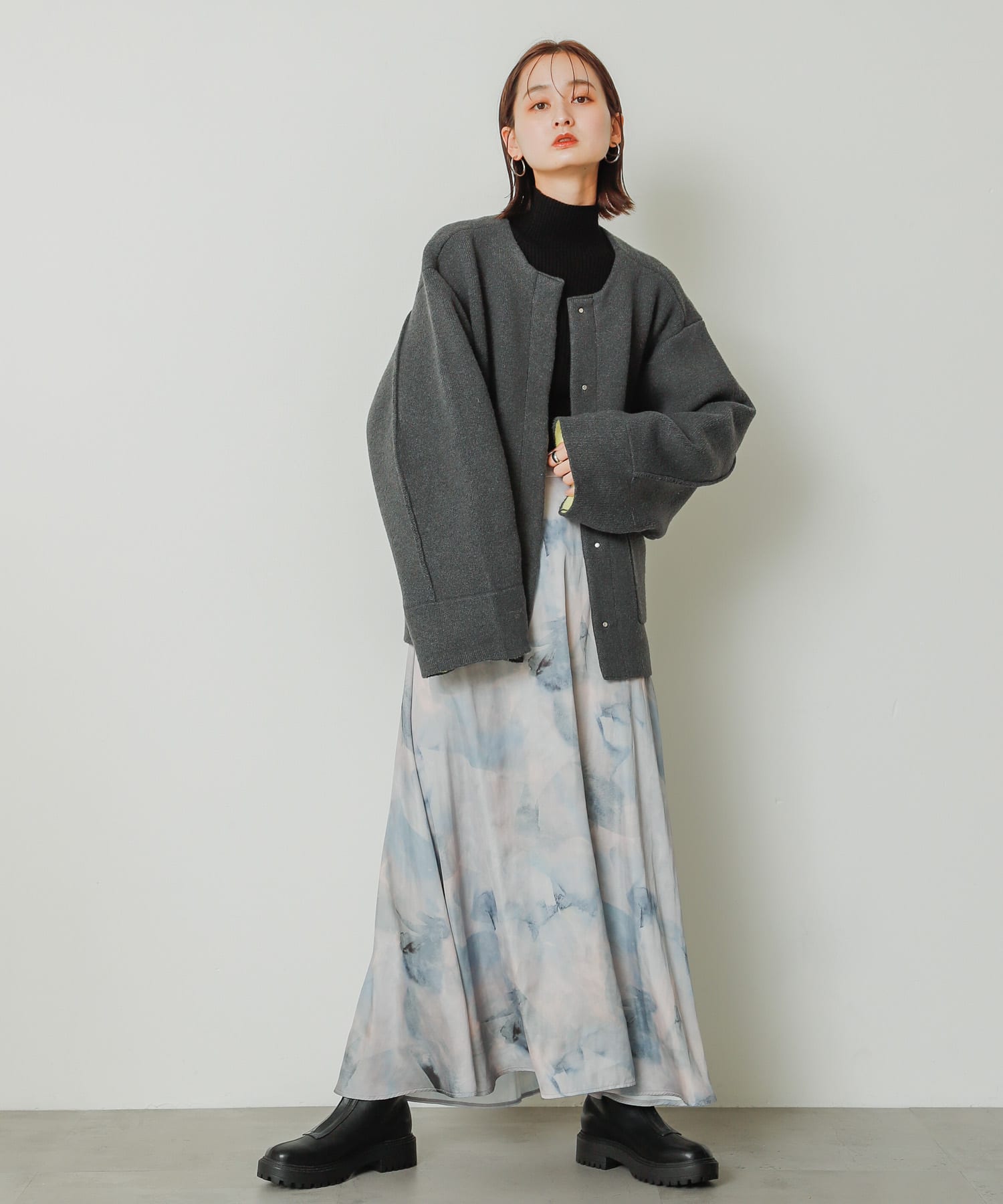 センタージップブーツ BLACK L