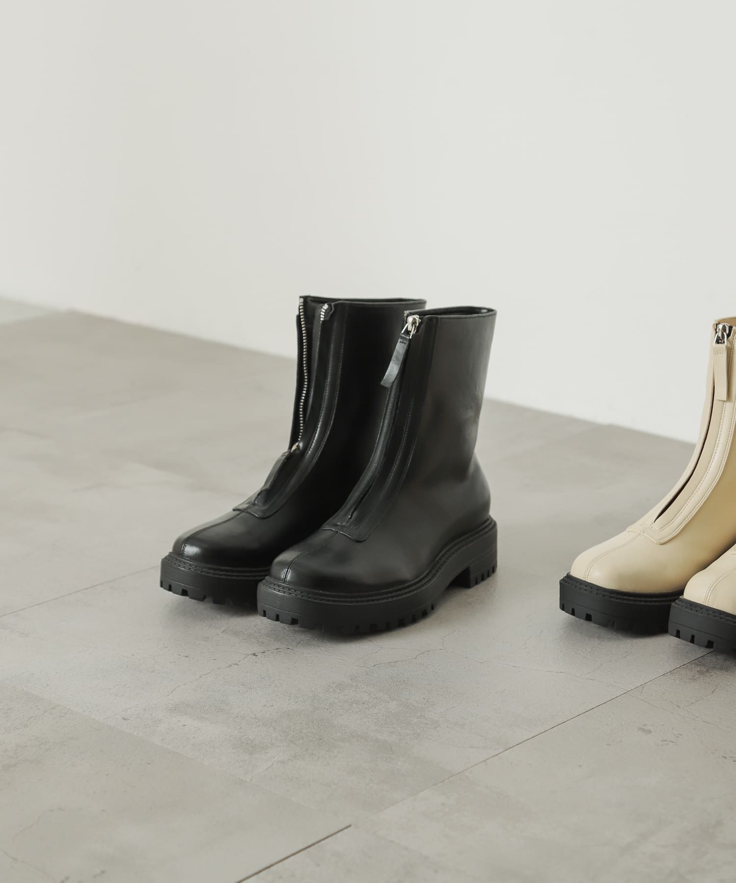 センタージップブーツ BLACK L