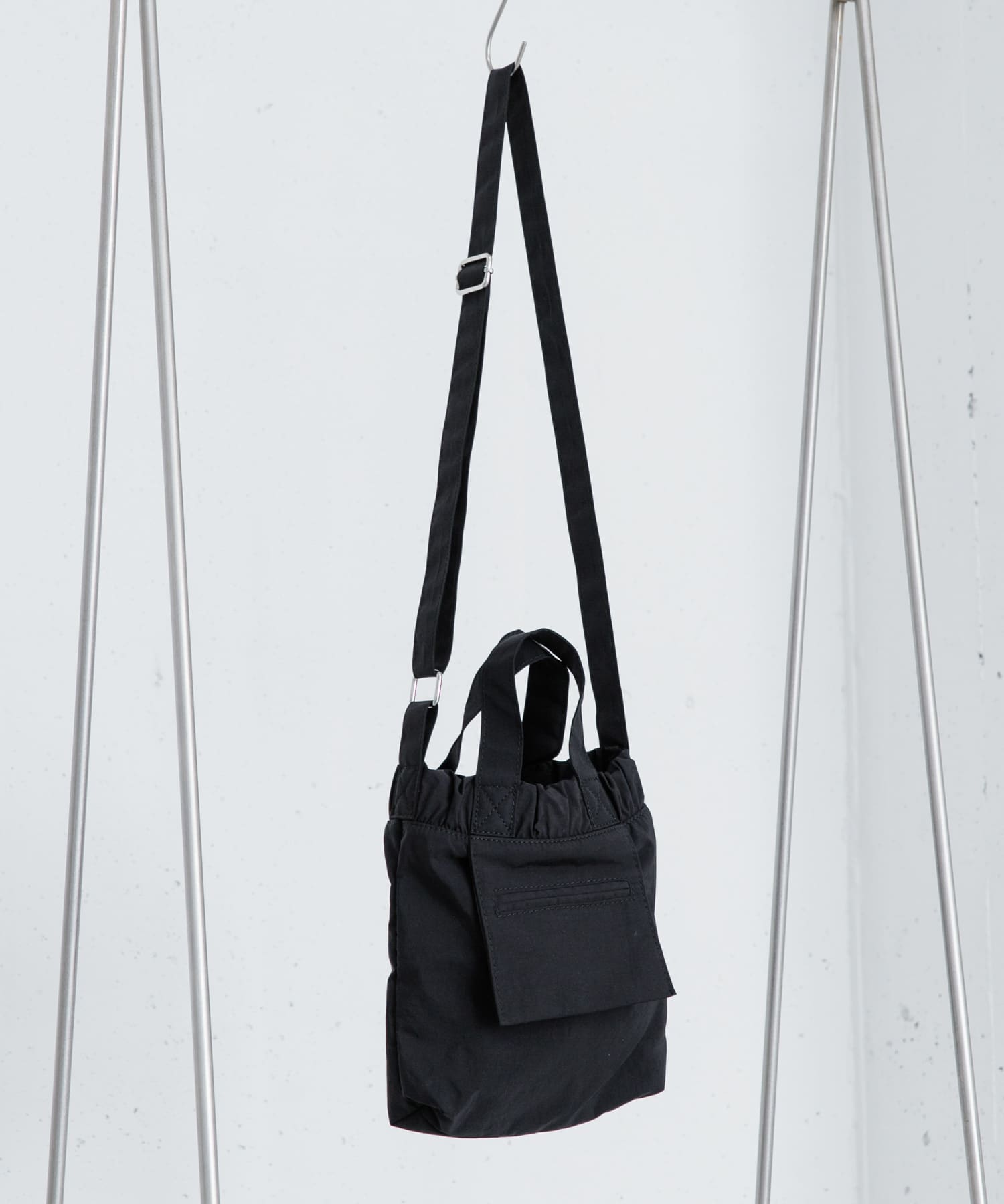 ナイロンミニショルダーバッグ BLACK one