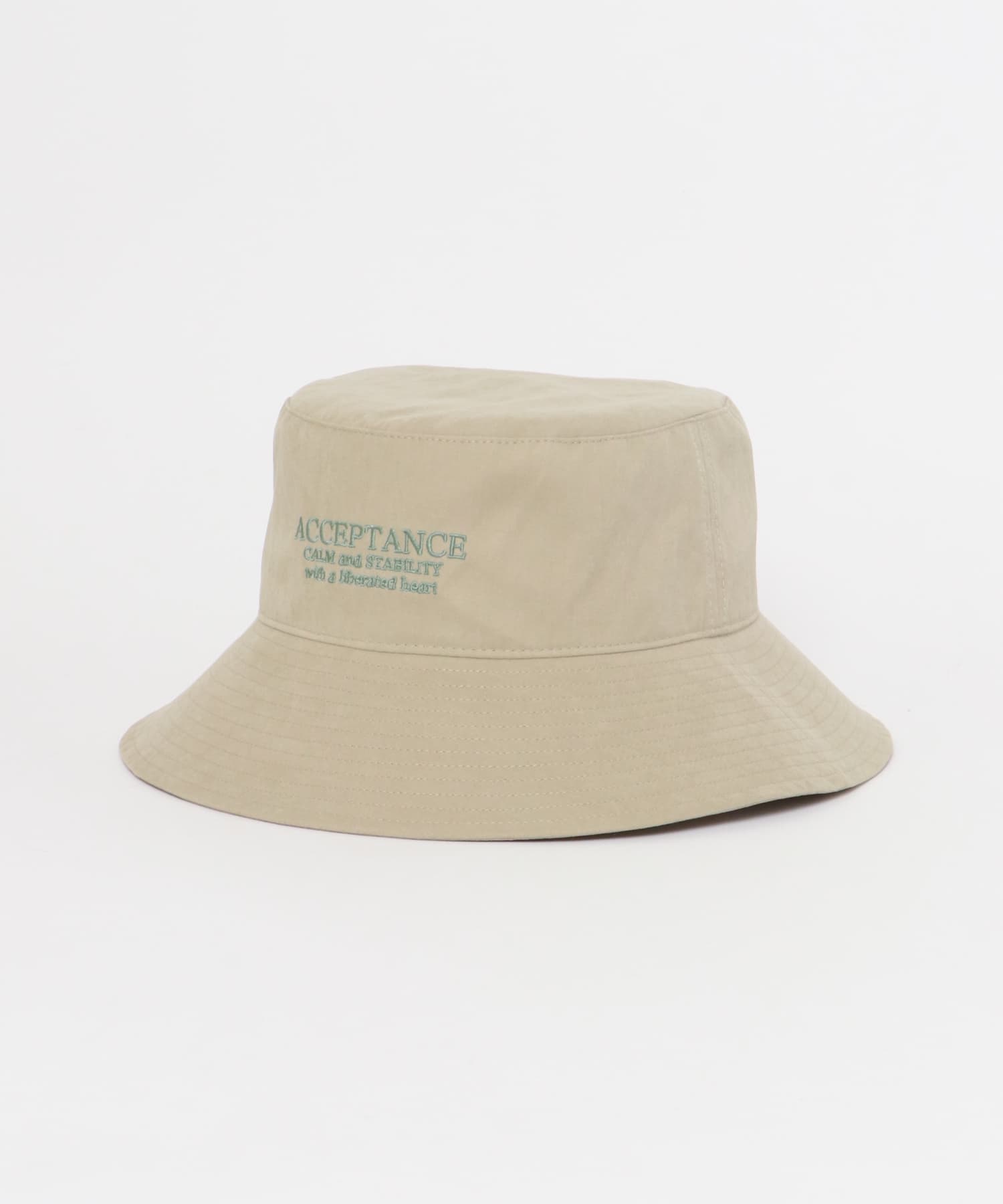 ピーチキモウロゴシシュウバケットハット L.BROWN one