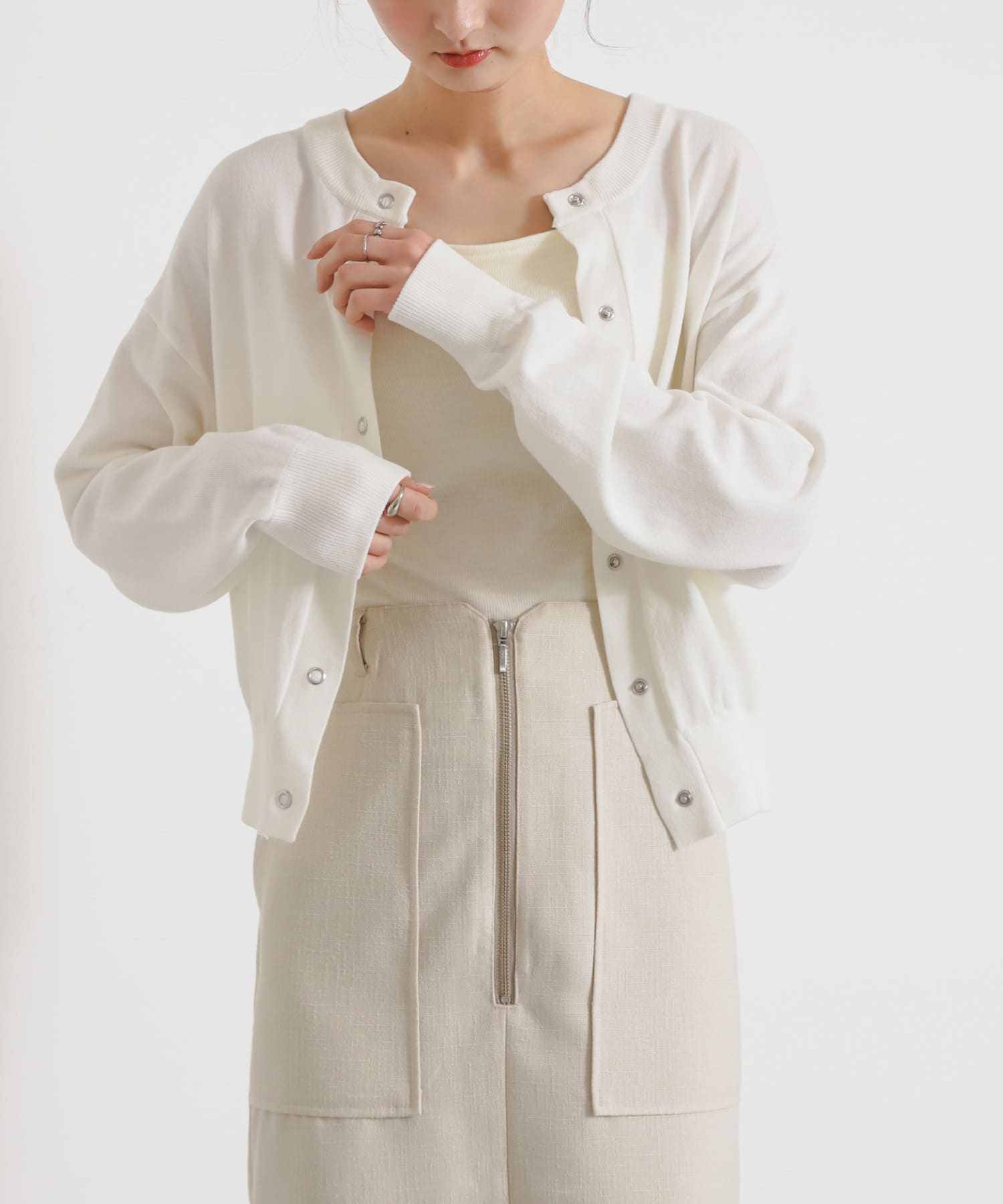 身長：169cm サイズ：one