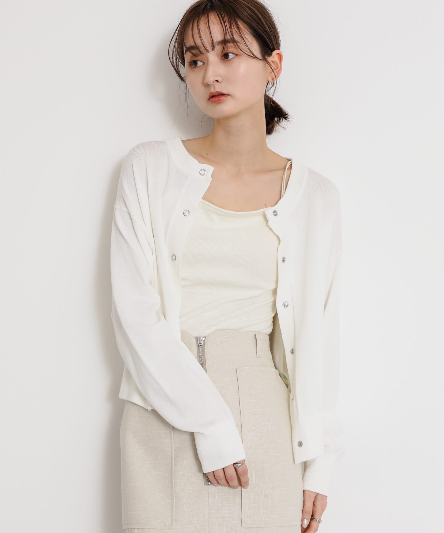 身長：169cm サイズ：one