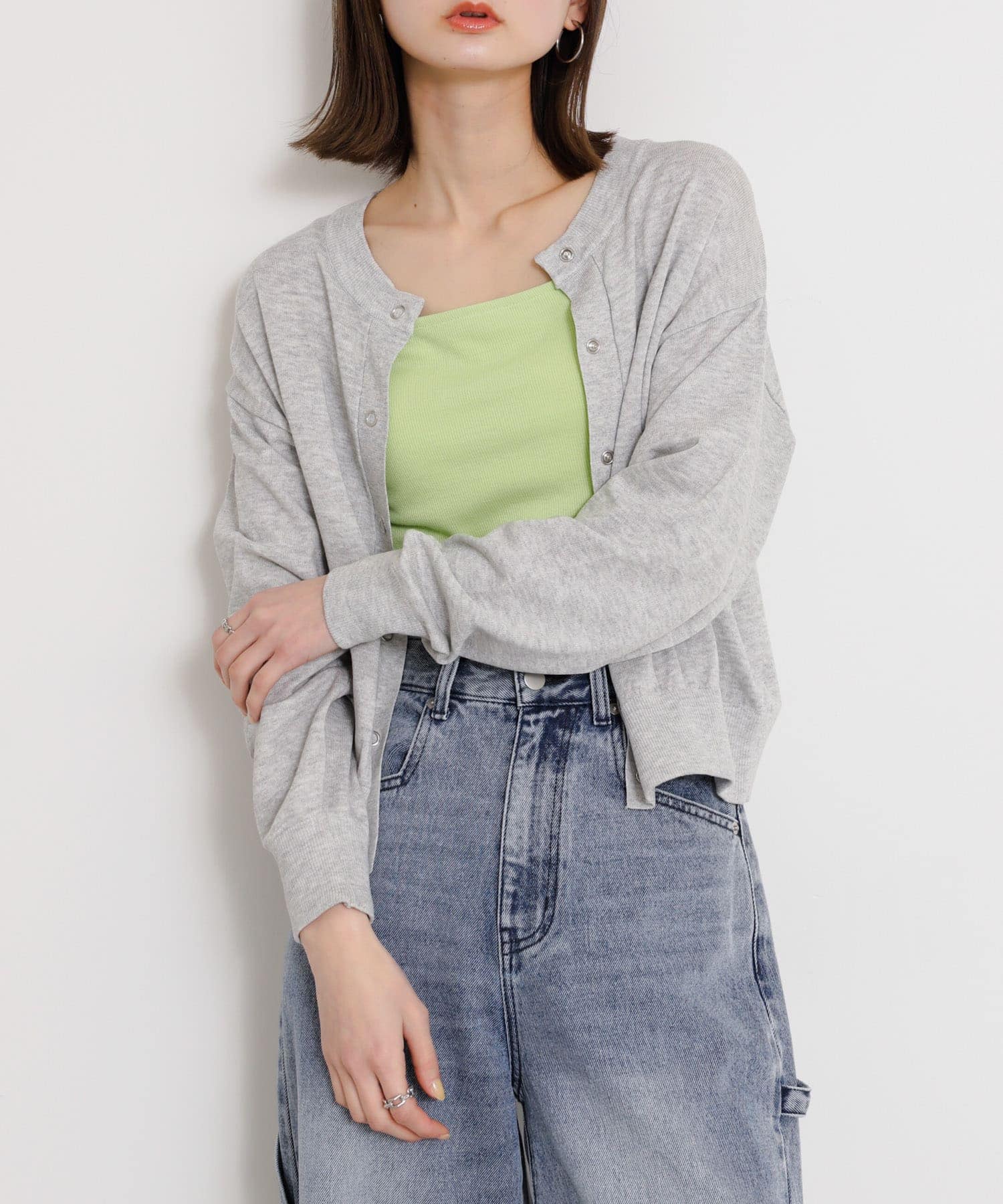 身長：169cm サイズ：one